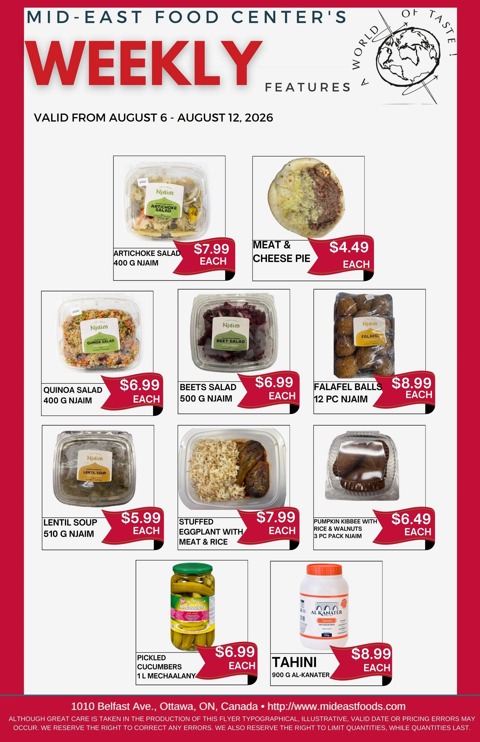 Mid-East Food Centre flyer page 3