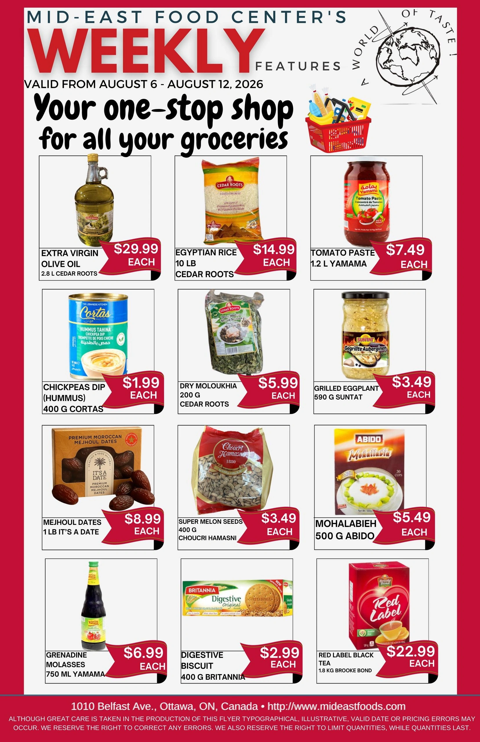 Mid-East Food Centre flyer page 4