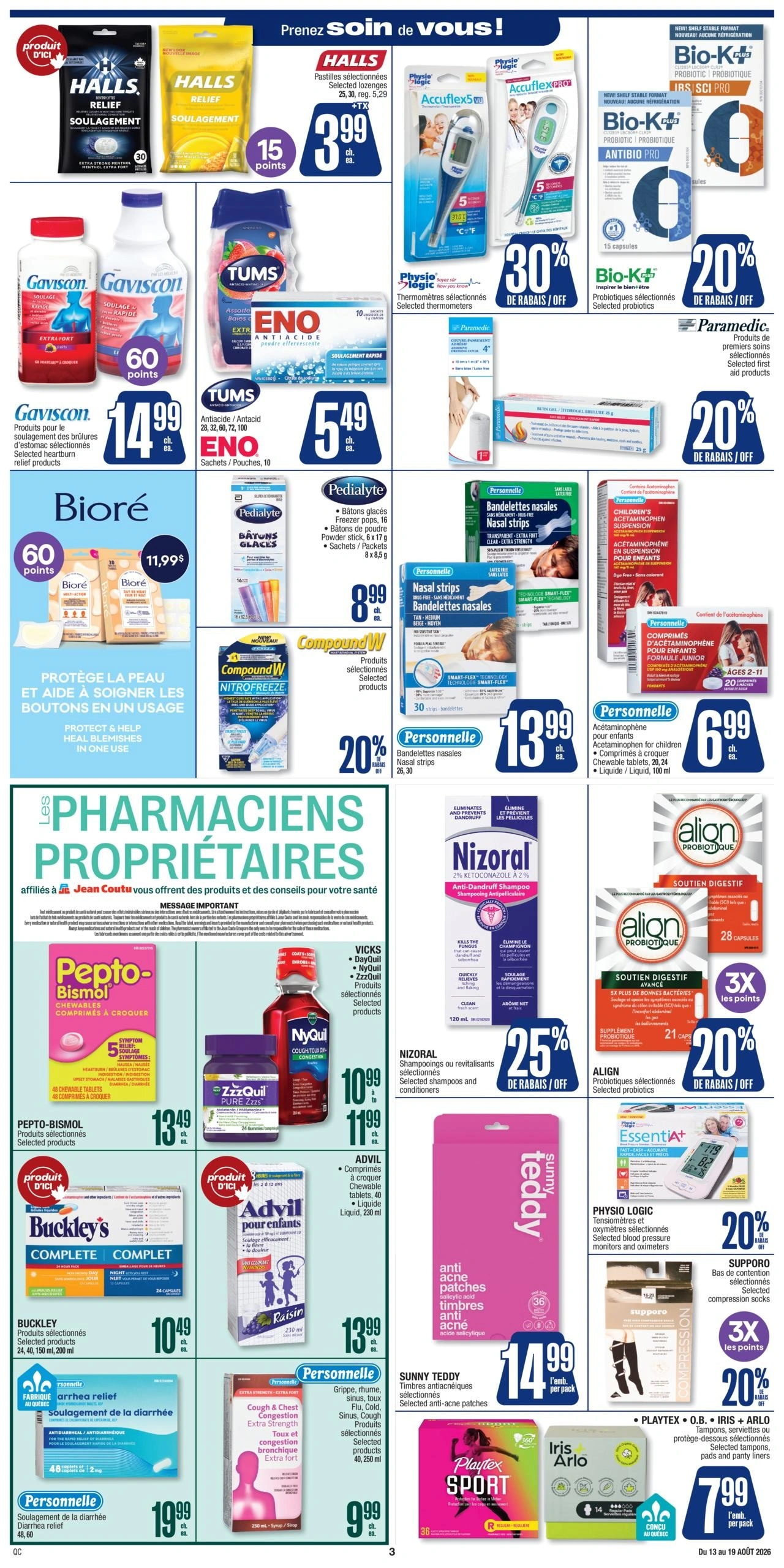 Jean Coutu flyer page 4