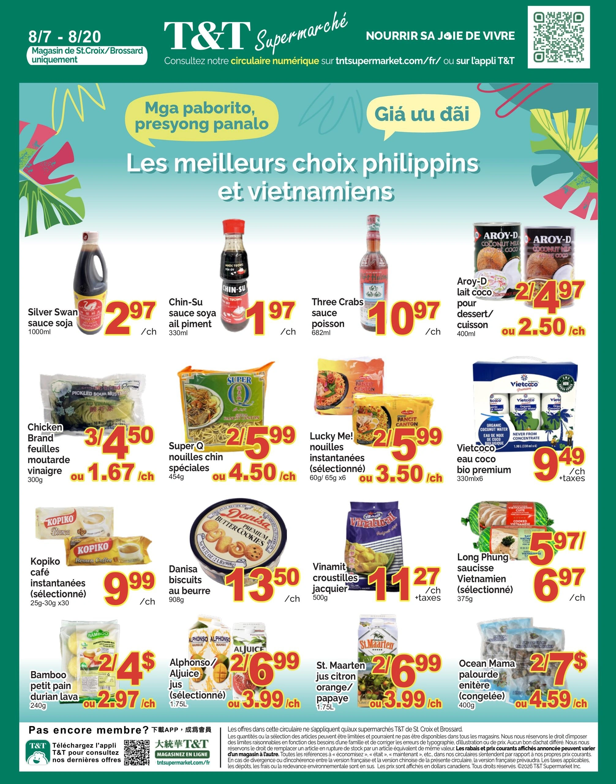 T&T Supermarket flyer page 1