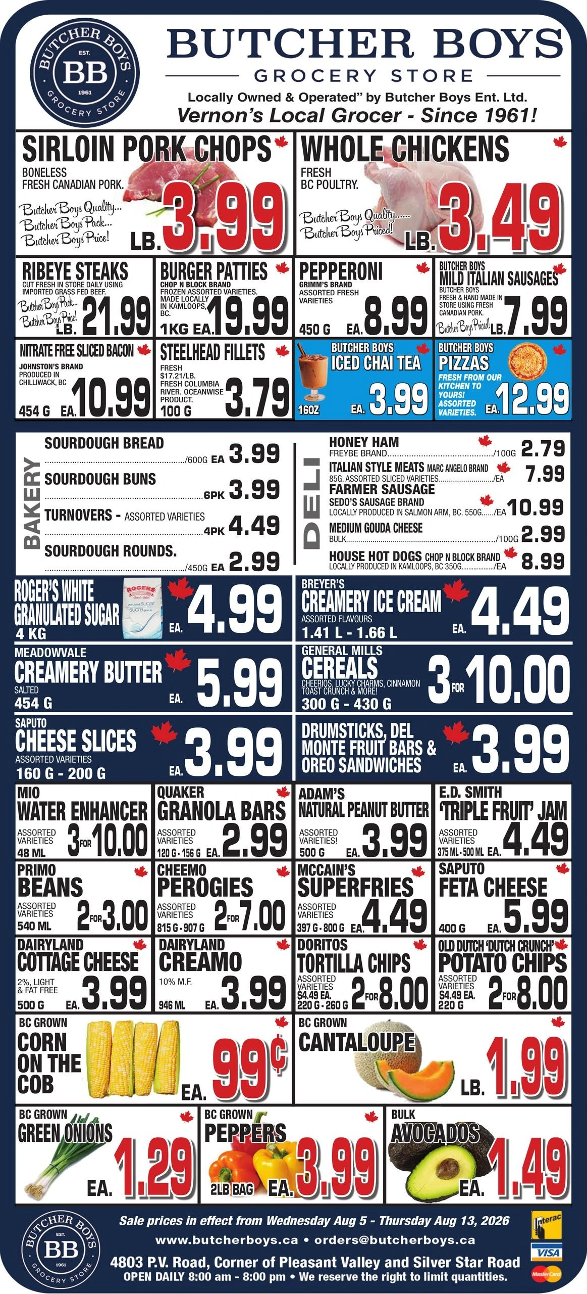 Butcher Boys Food Store flyer page 1