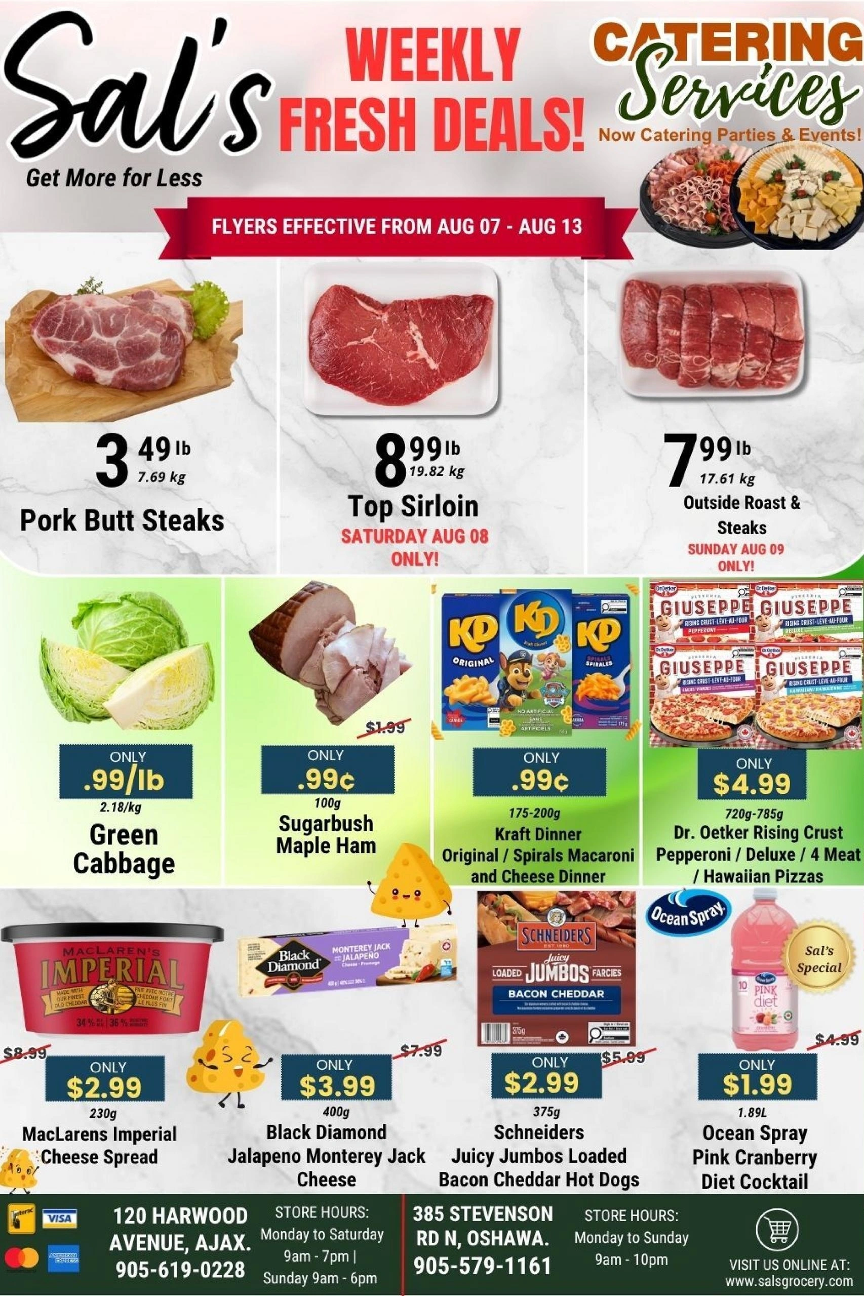 Sal's Grocery flyer page 1