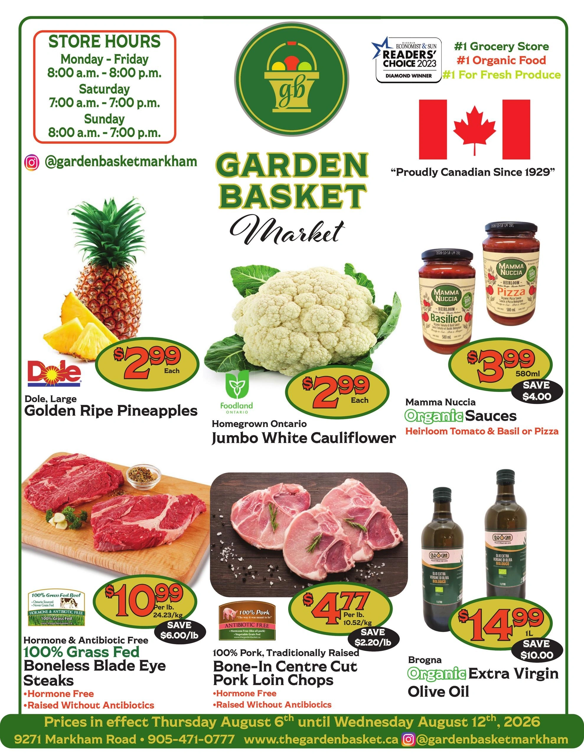 The Garden Basket flyer page 1