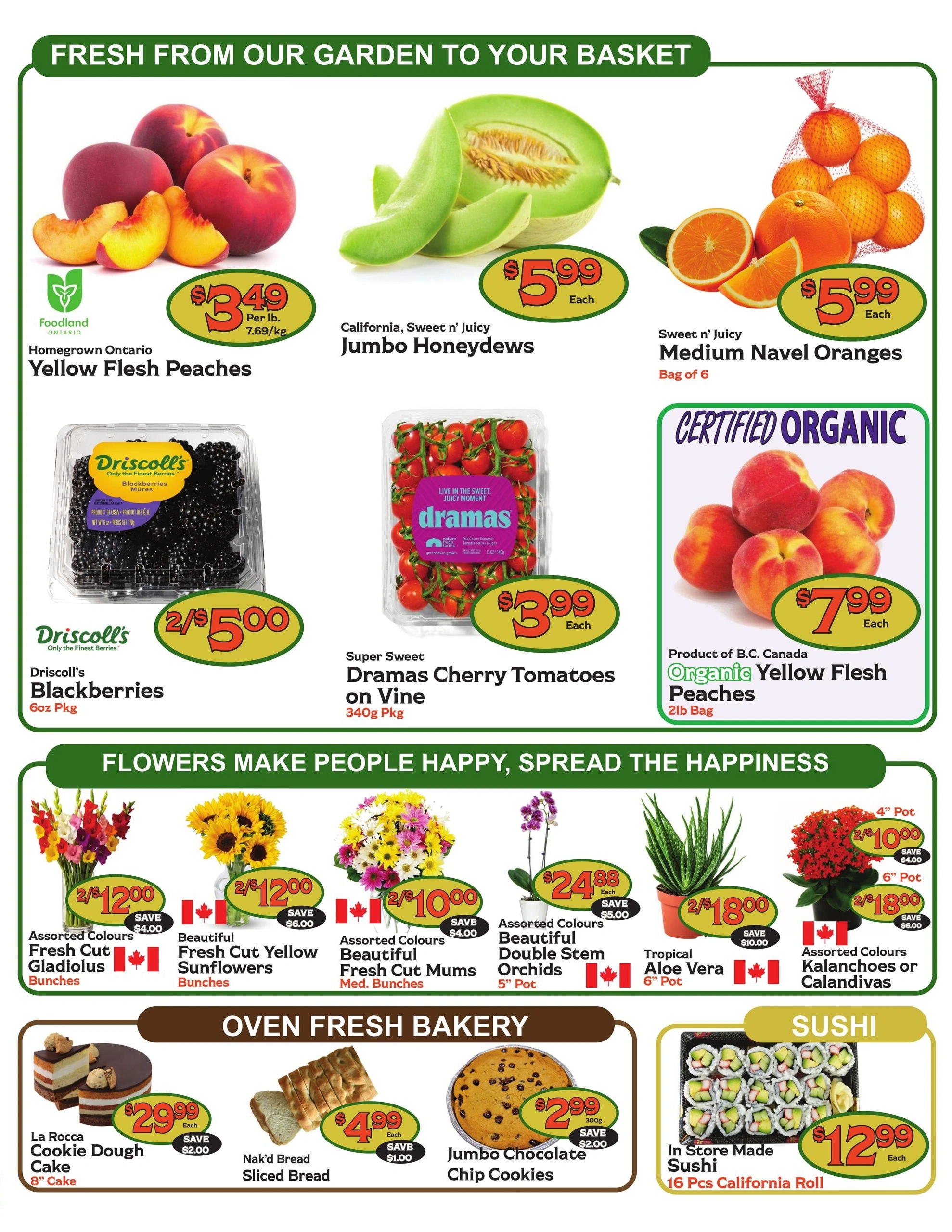 The Garden Basket flyer page 2