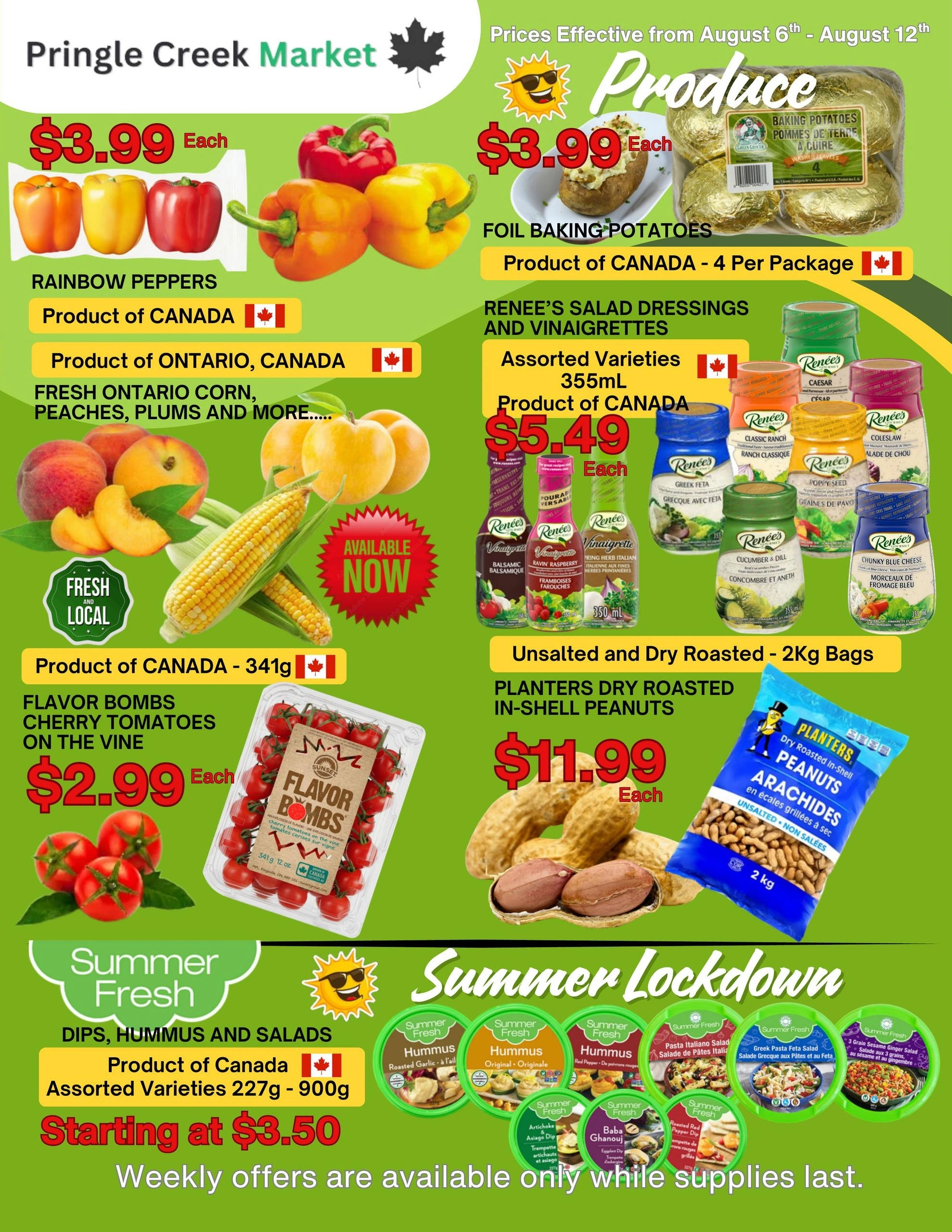 Pringle Creek Market flyer page 2