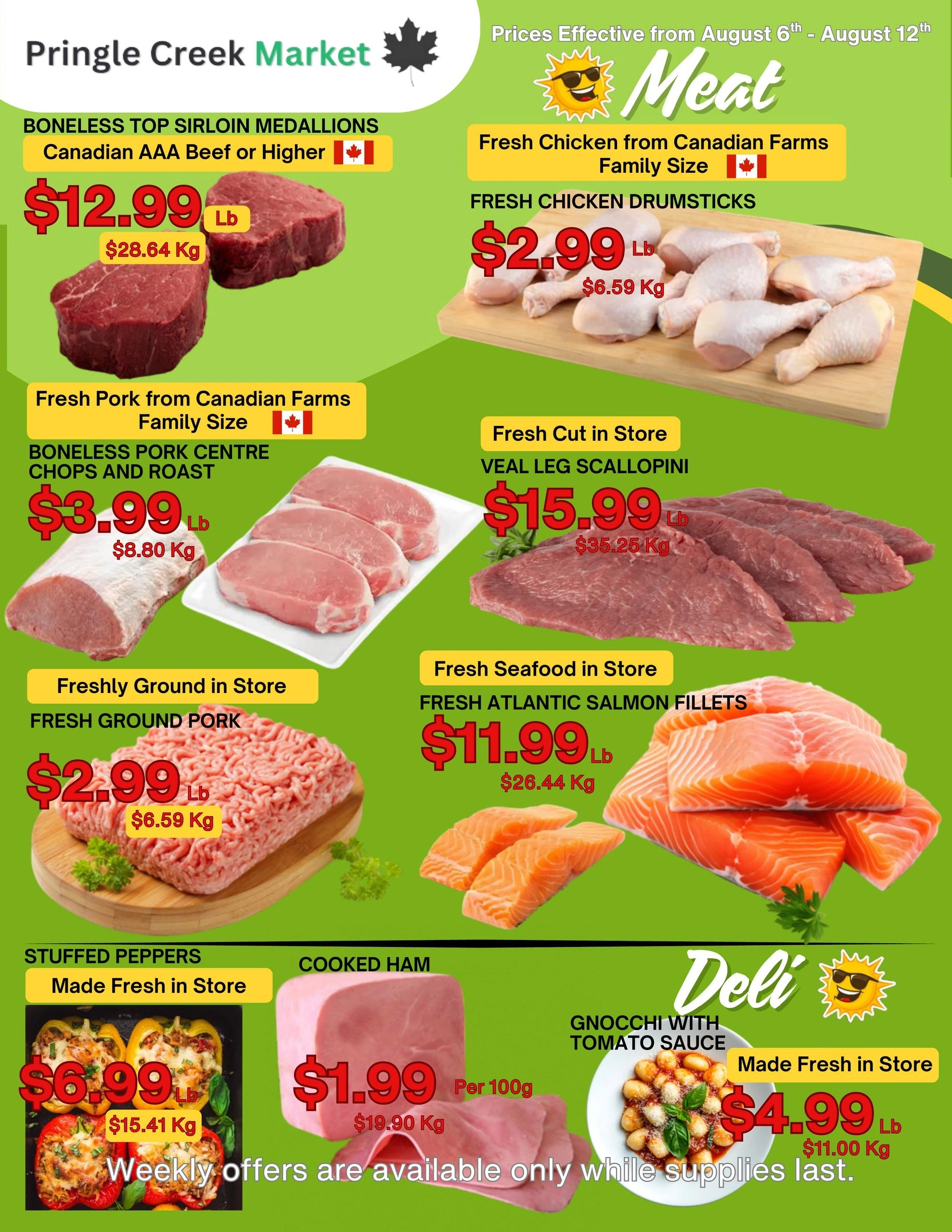 Pringle Creek Market flyer page 3