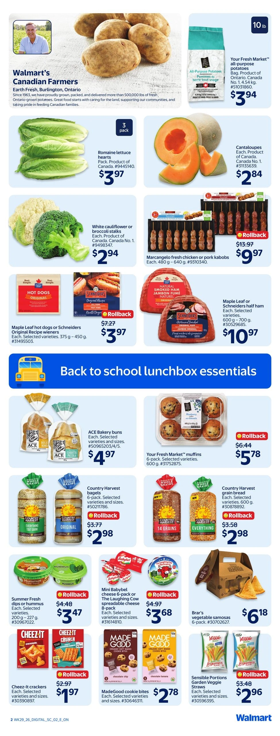Walmart flyer page 3