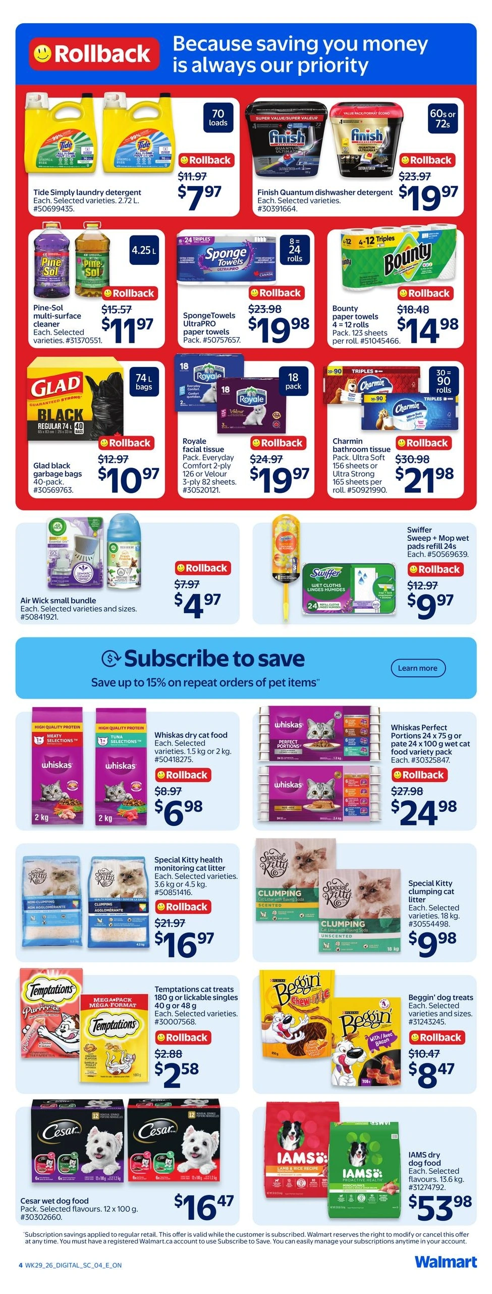 Walmart flyer page 6