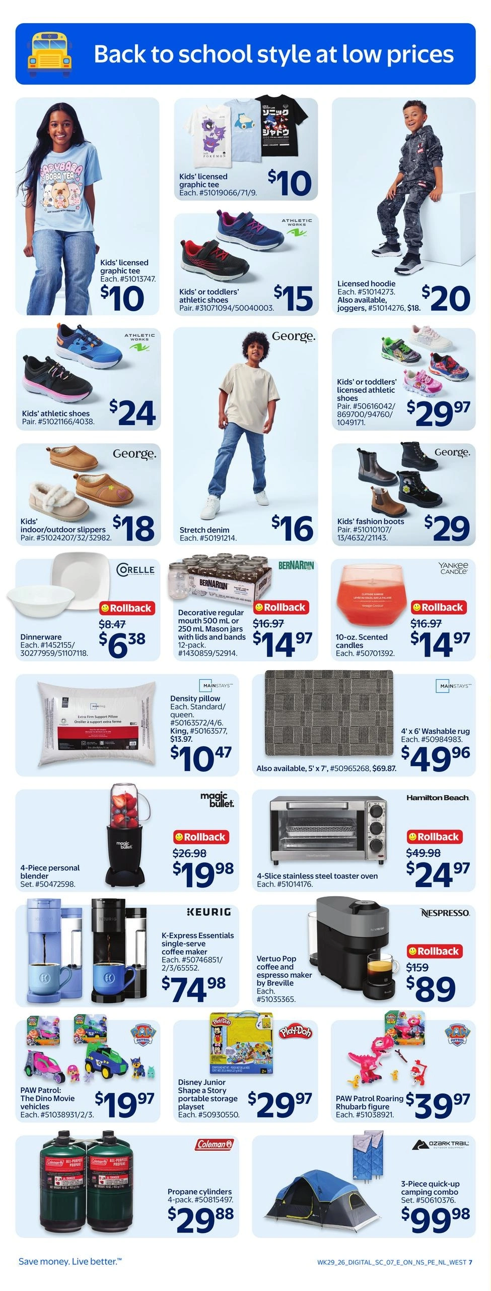Walmart flyer page 9