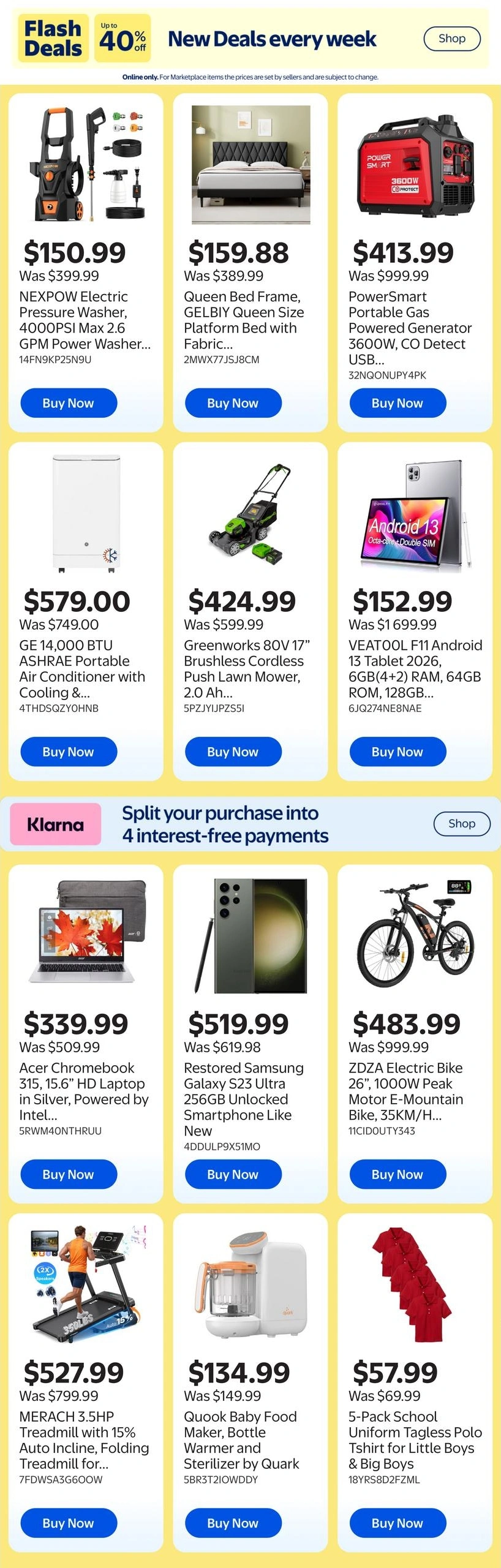 Walmart flyer page 10