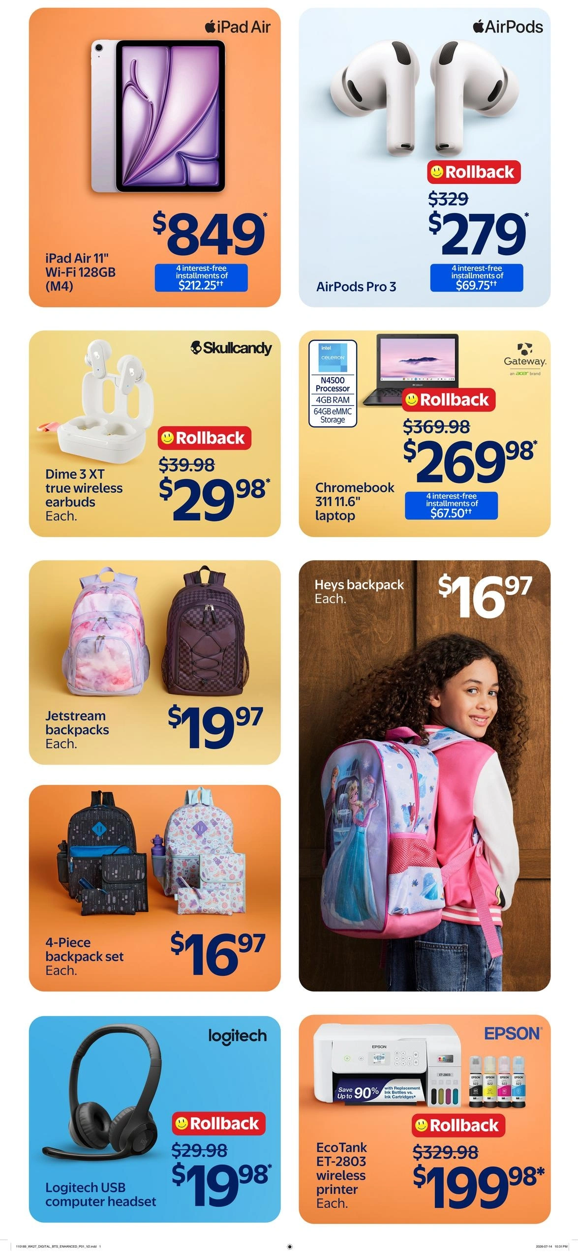 Walmart flyer page 12