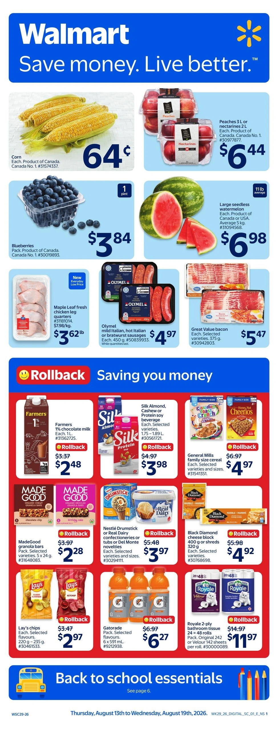Walmart flyer page 3