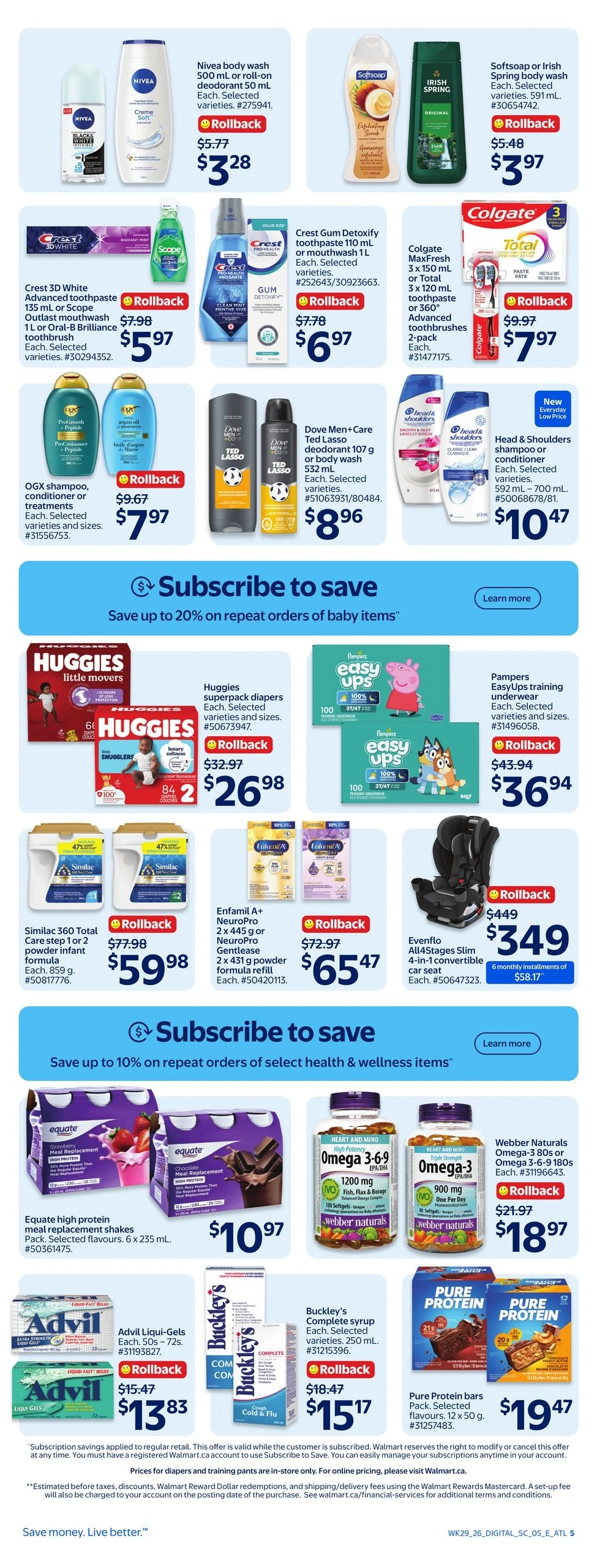 Walmart flyer page 7