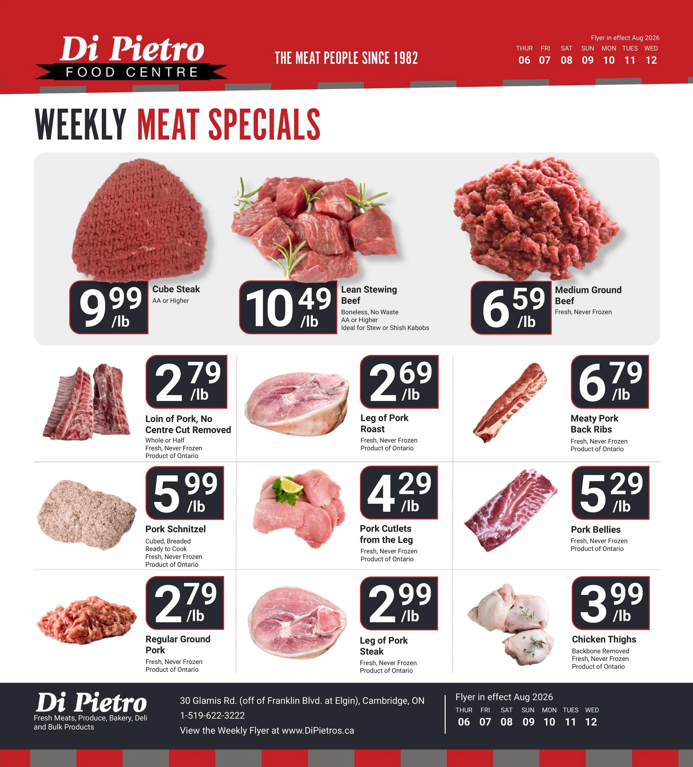 DiPietro's Fresh Meats flyer page 2