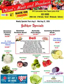 Olsen's Meat and Produce Indexed Weekly