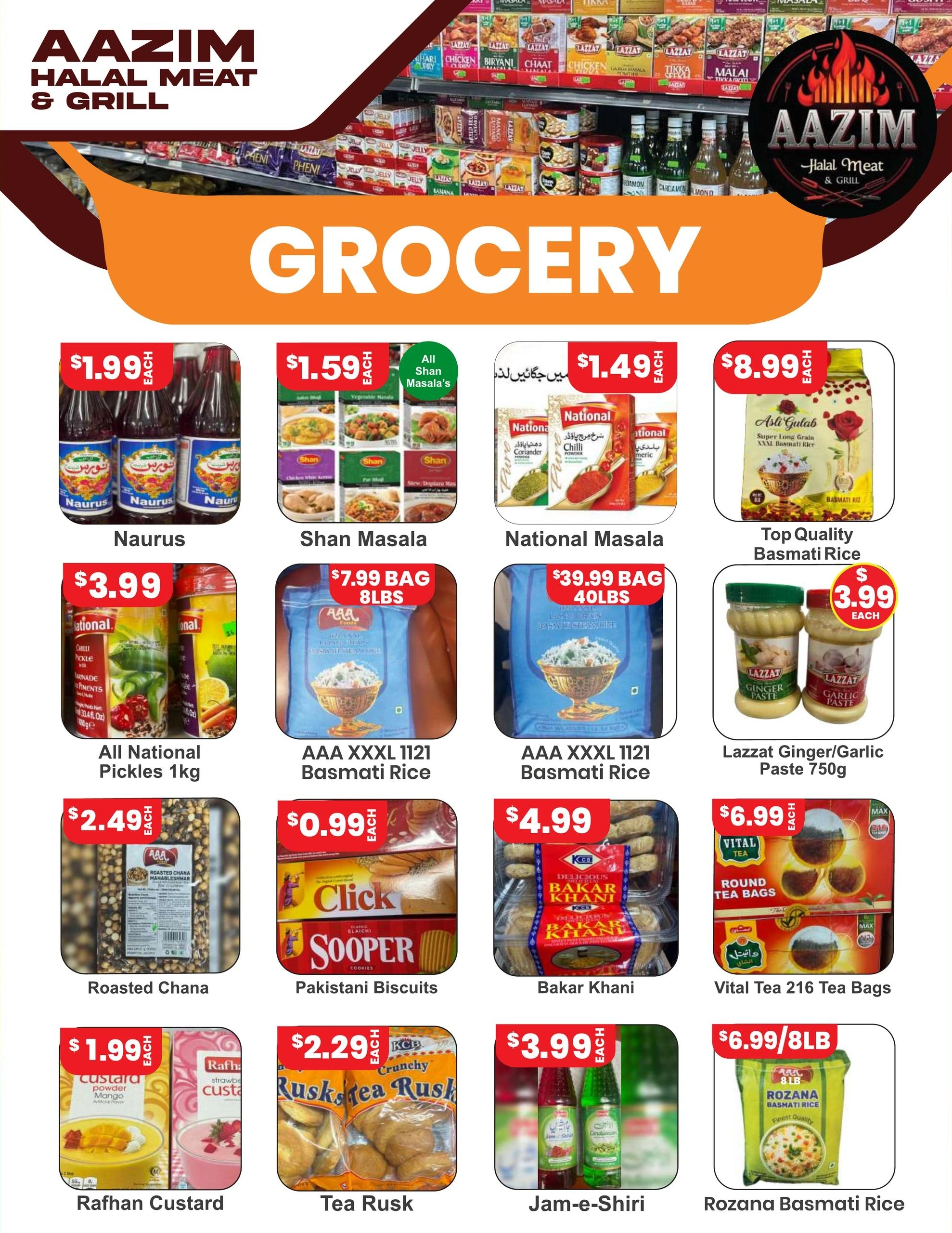 Aazim Meats flyer page 6