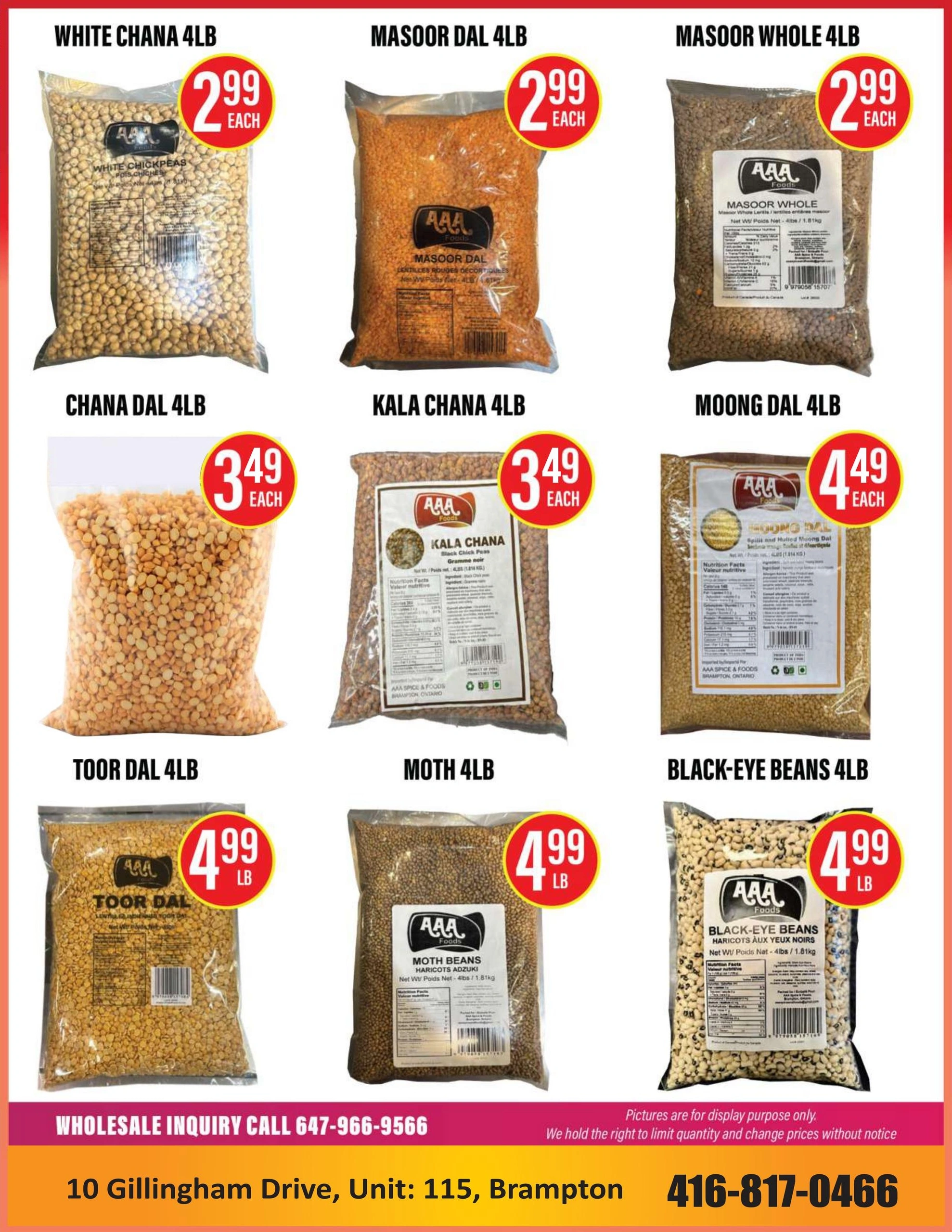 Aazim Meats flyer page 7