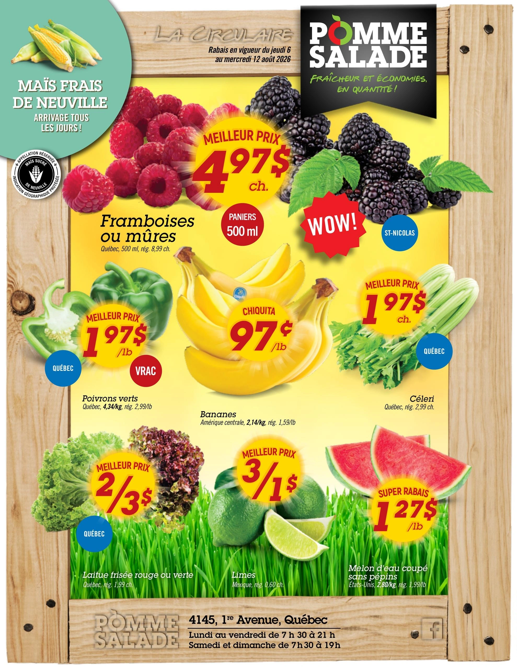 Pomme Salade flyer page 1