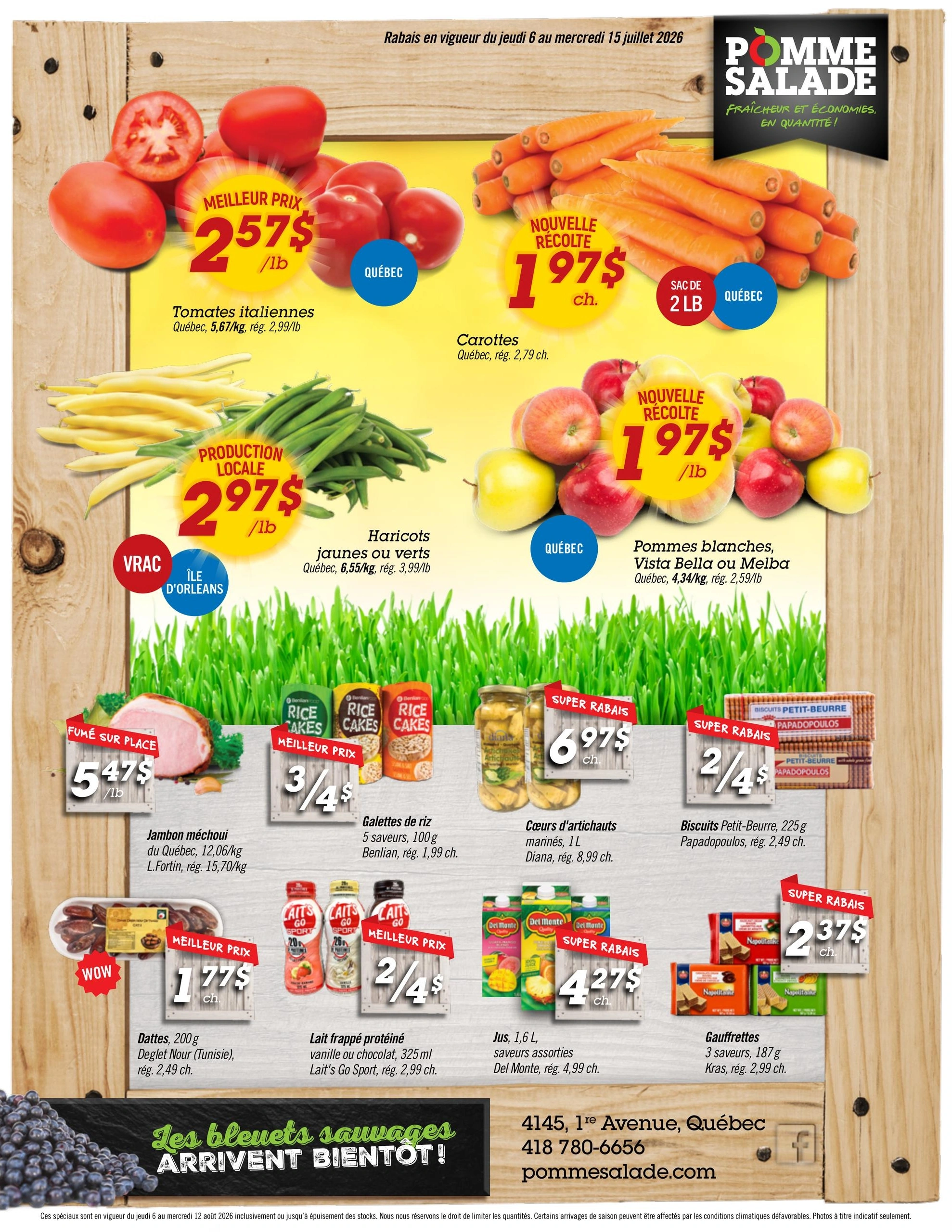 Pomme Salade flyer page 2
