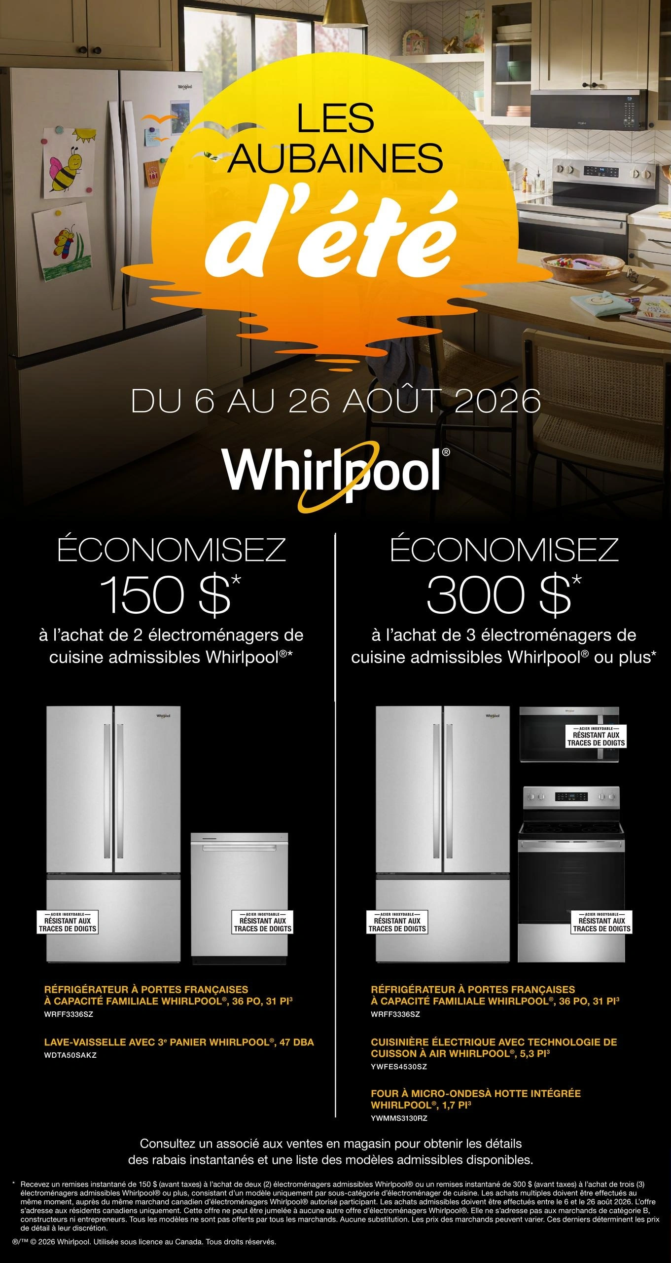 Ameublement Desrochers flyer page 1