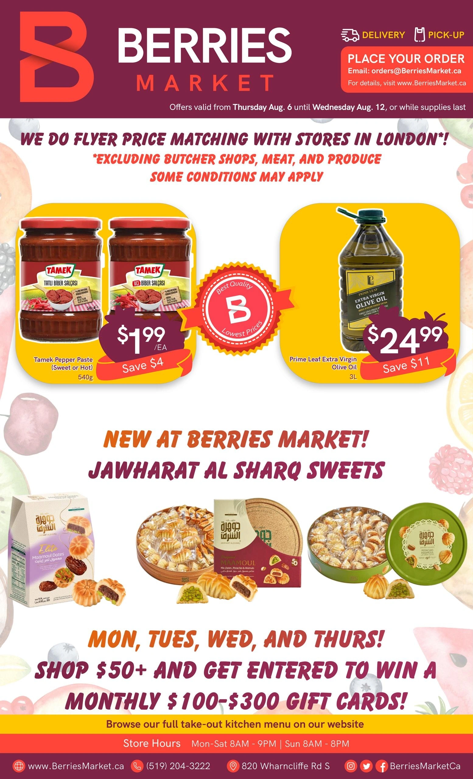 Berries Market flyer page 1