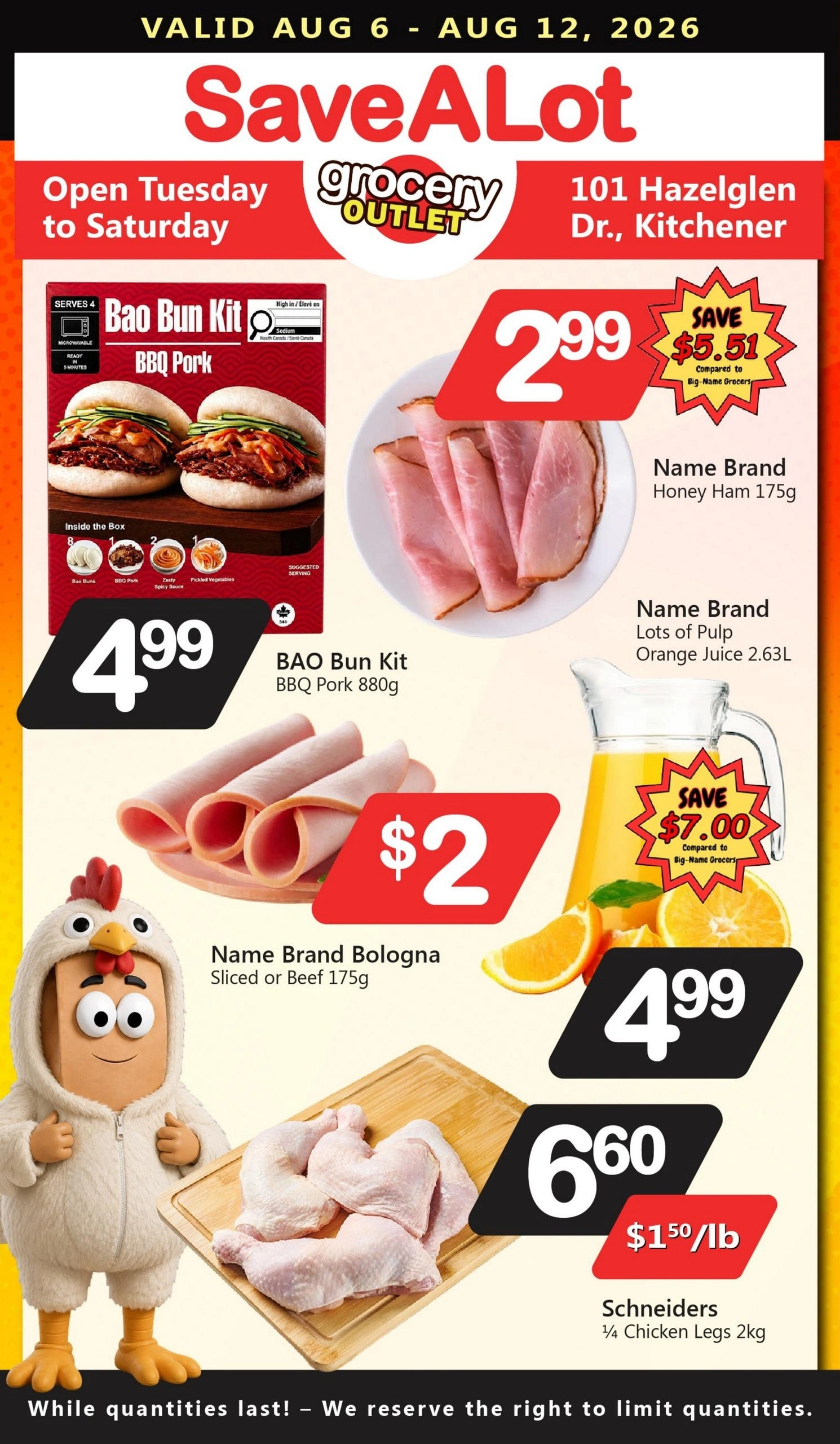 Save A Lot Grocery Outlet flyer page 1