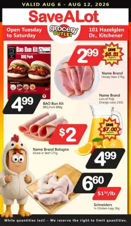 Save A Lot Grocery Outlet Indexed Weekly