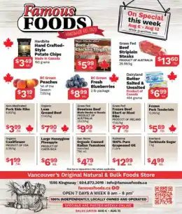 Famous Foods Indexed Weekly