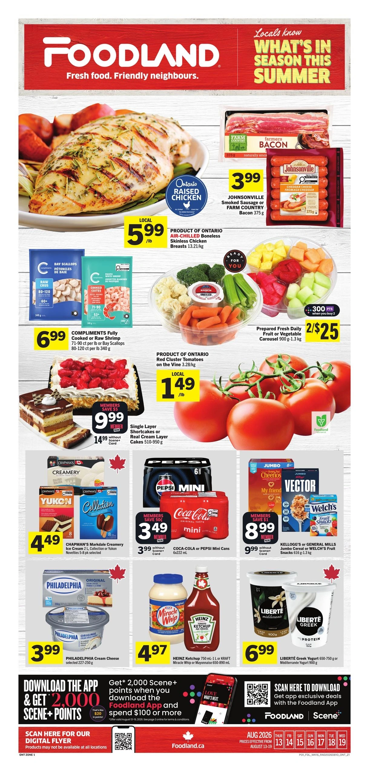 Foodland flyer page 1