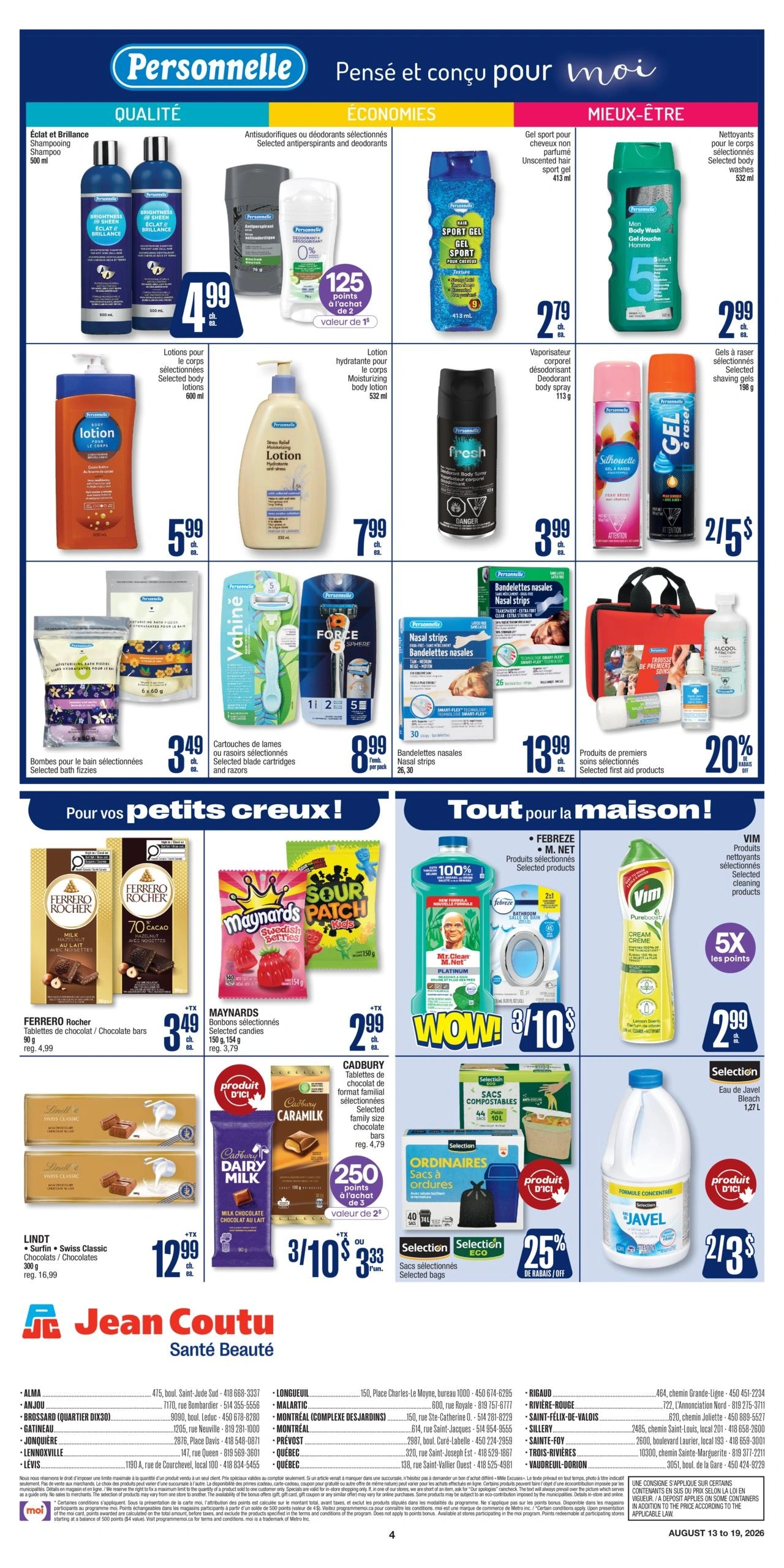 Jean Coutu flyer page 4