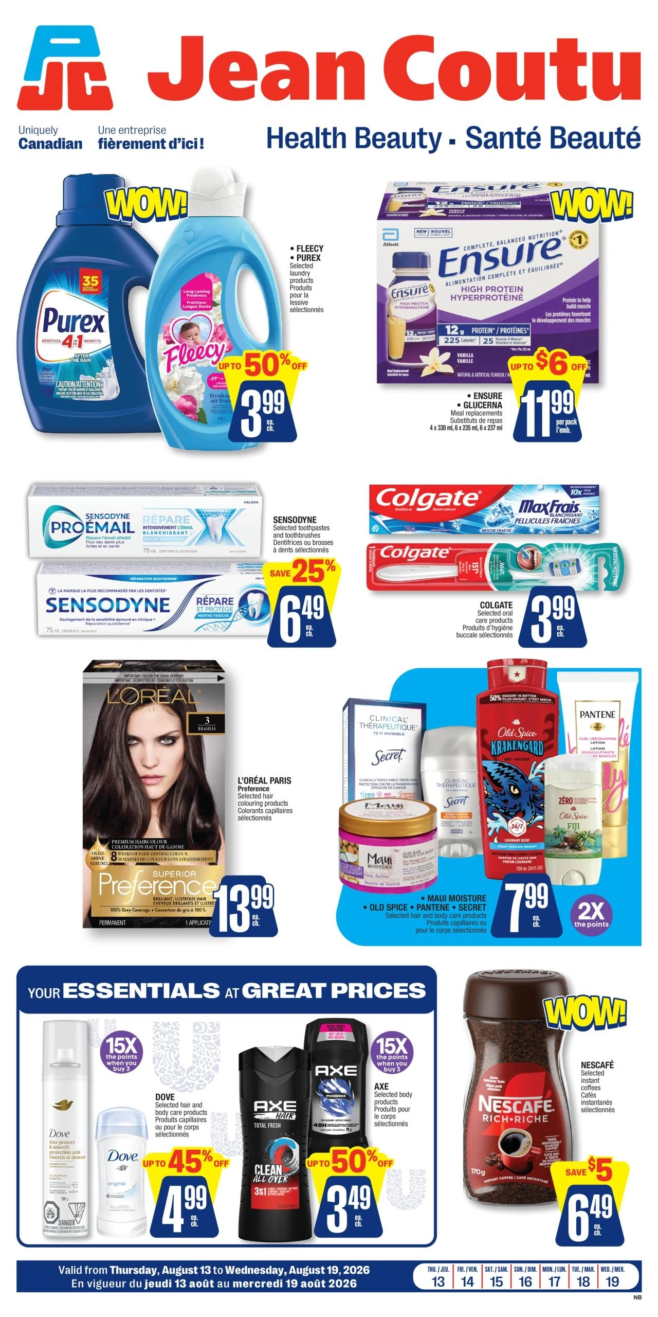 Jean Coutu flyer page 1
