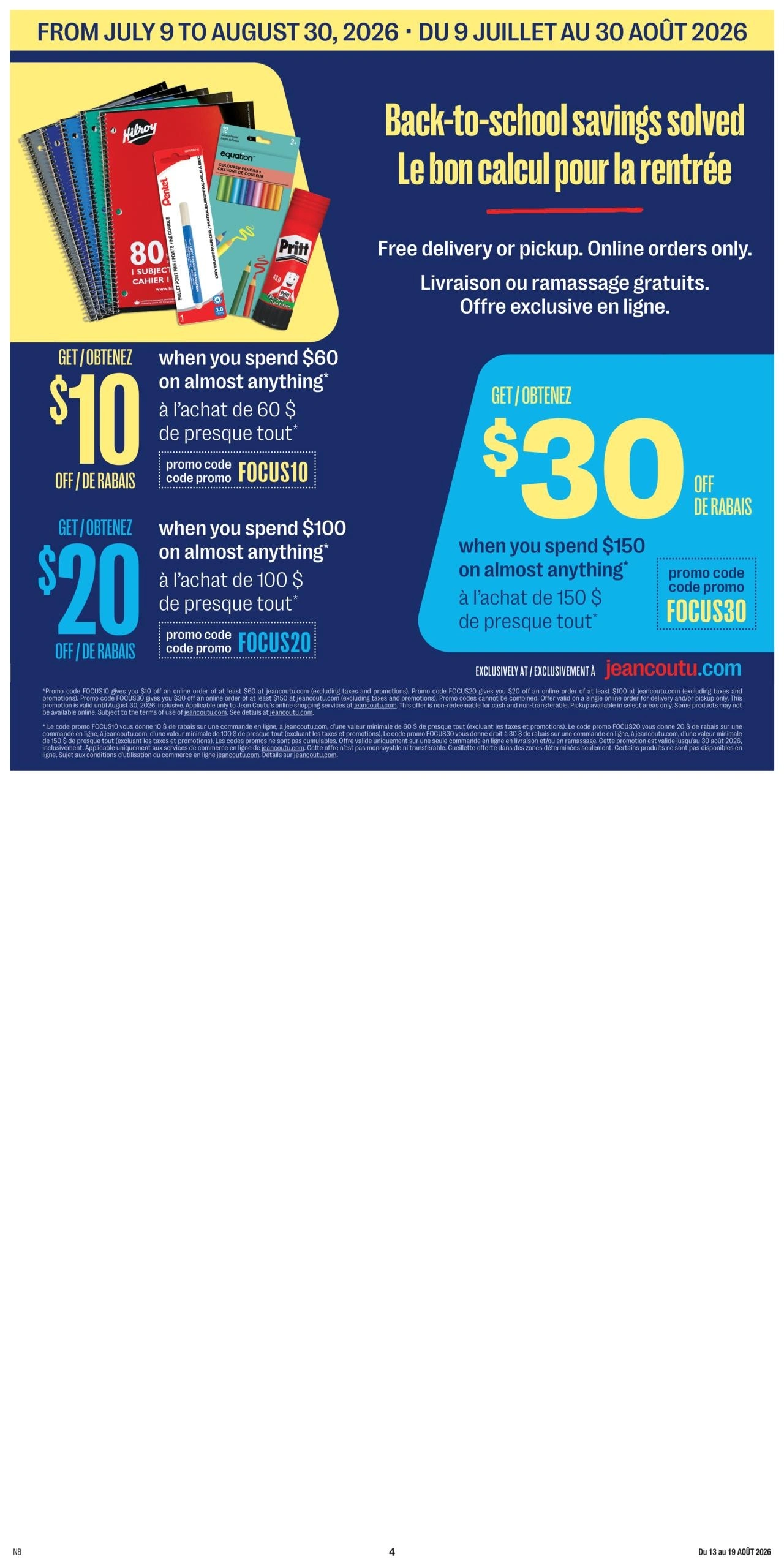Jean Coutu flyer page 4