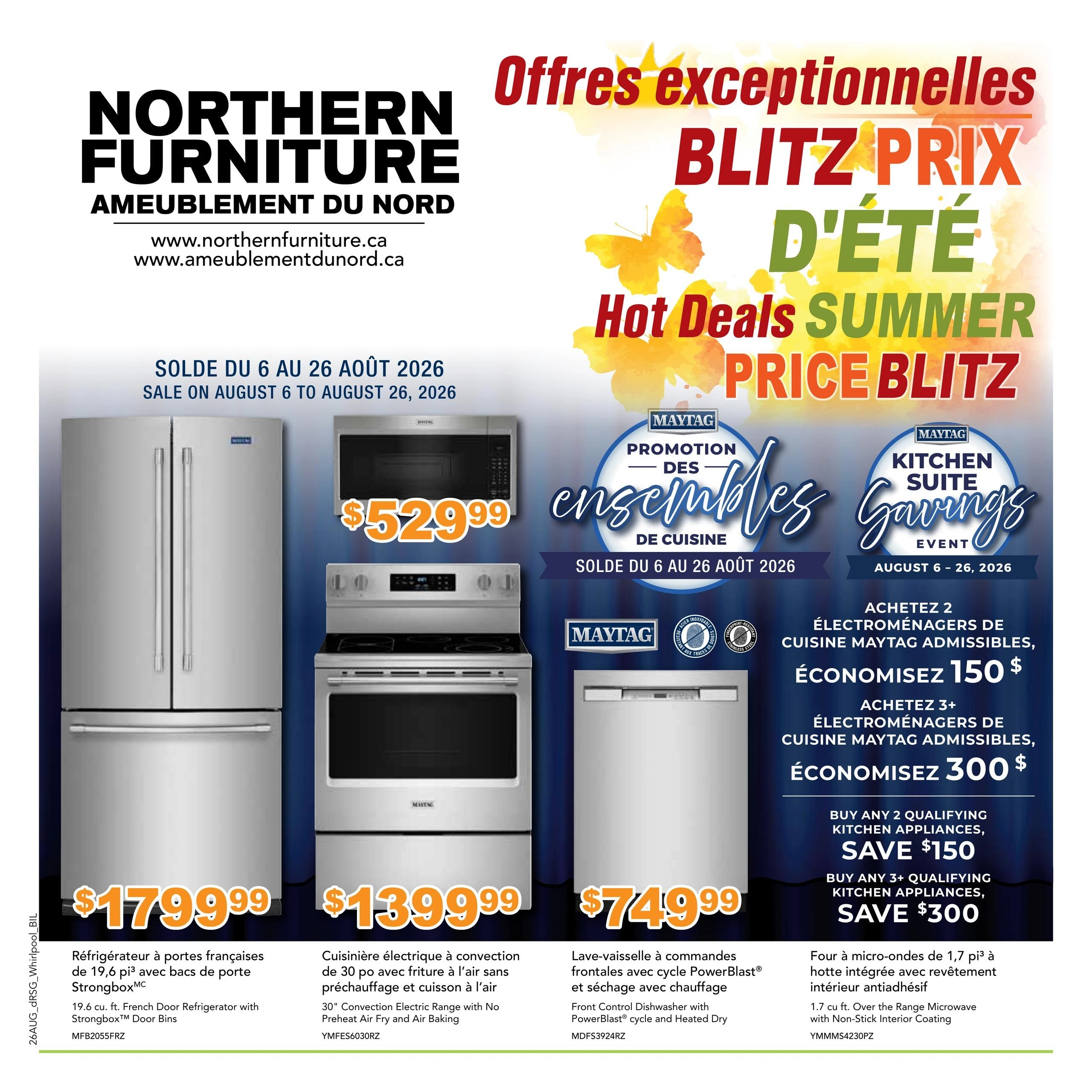 Northern Furniture flyer page 1
