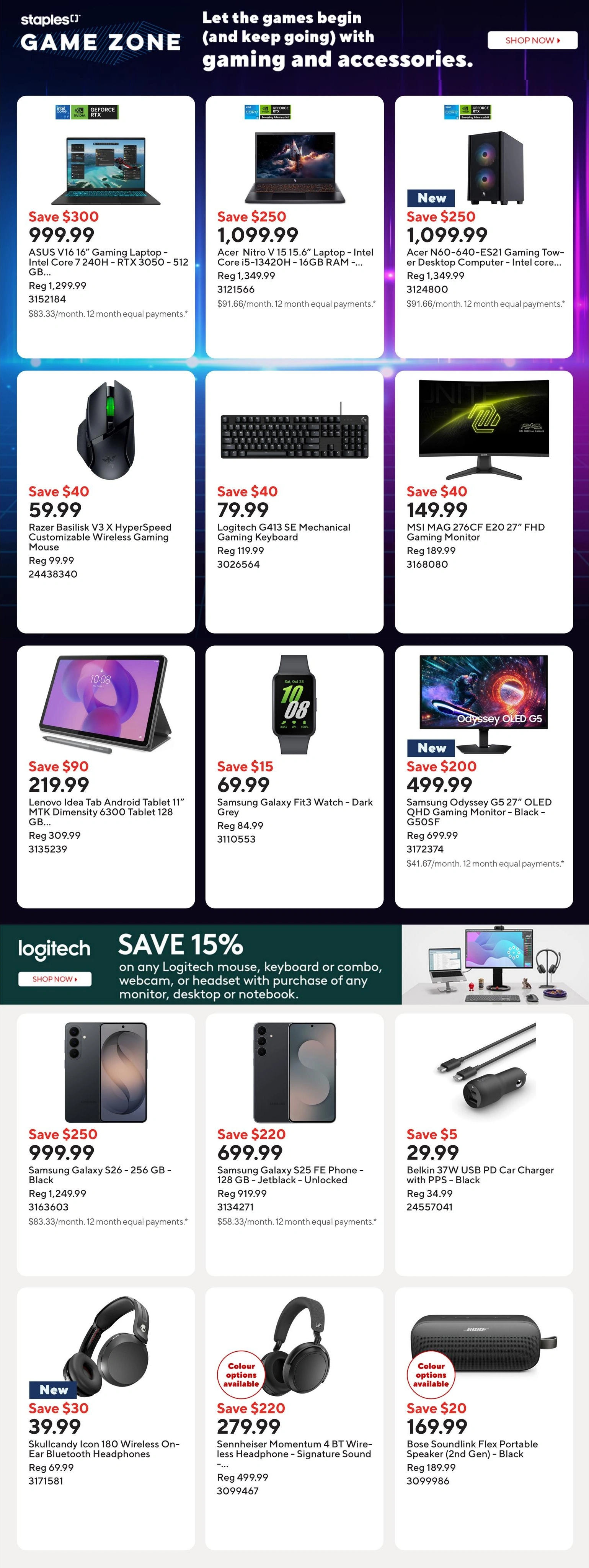 Staples flyer page 16