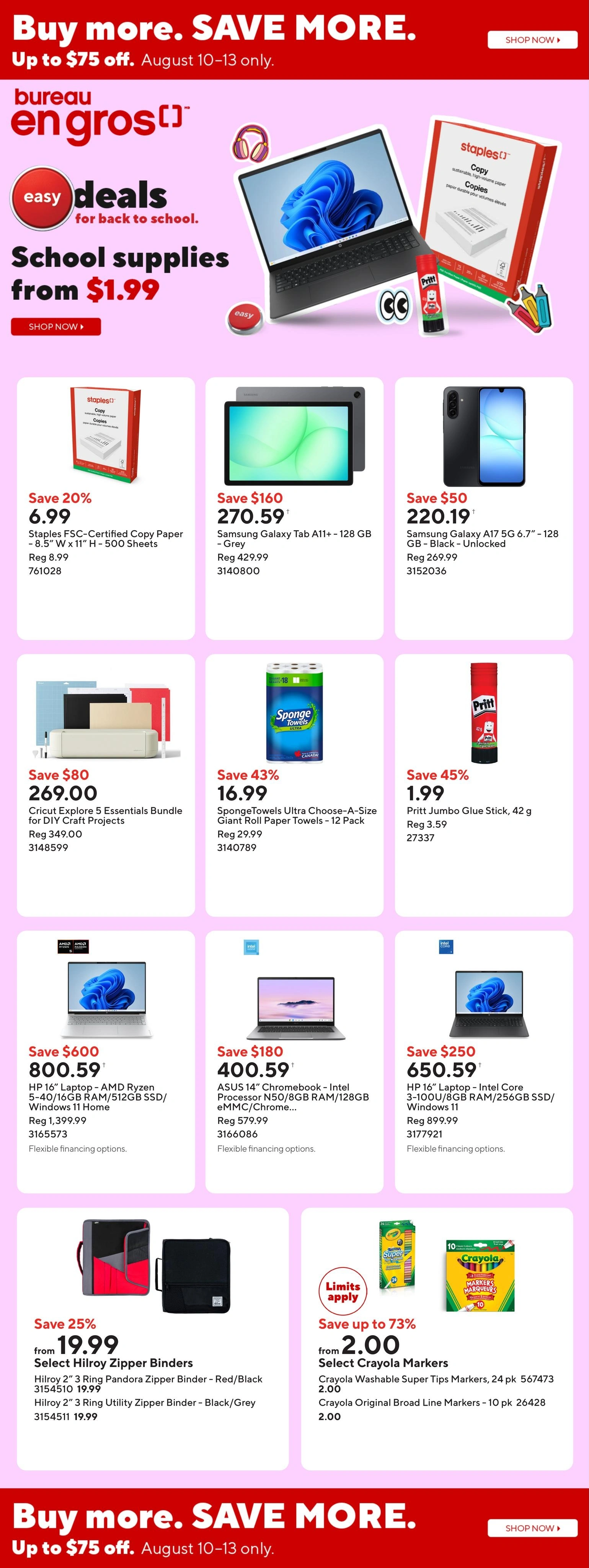 Bureau en gros flyer page 1