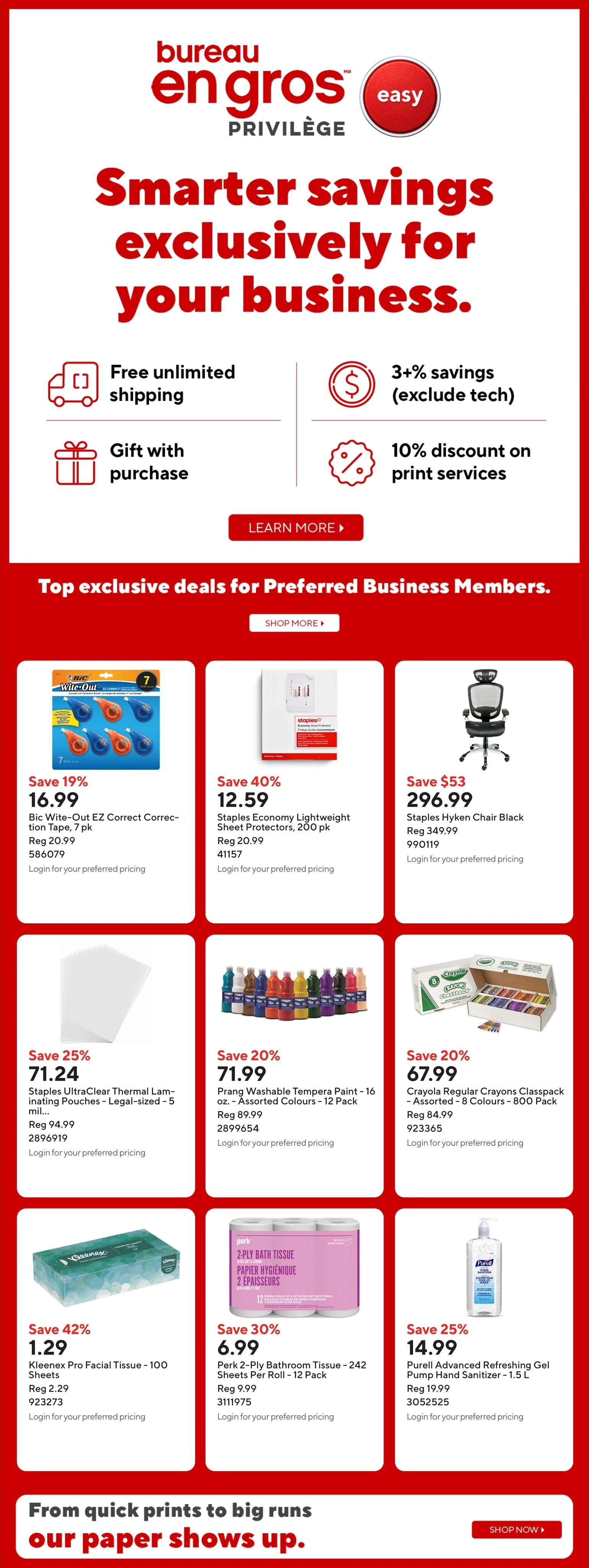 Bureau en gros flyer page 17