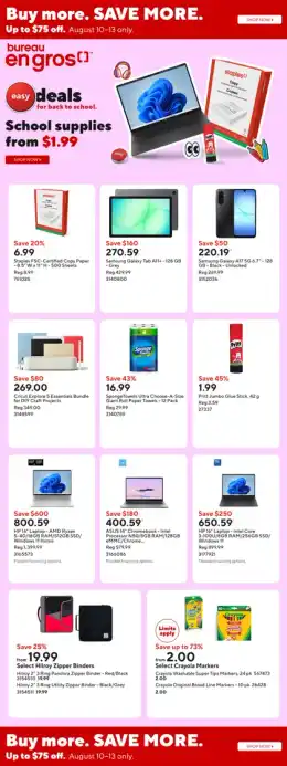 Bureau en gros Weekly Ad