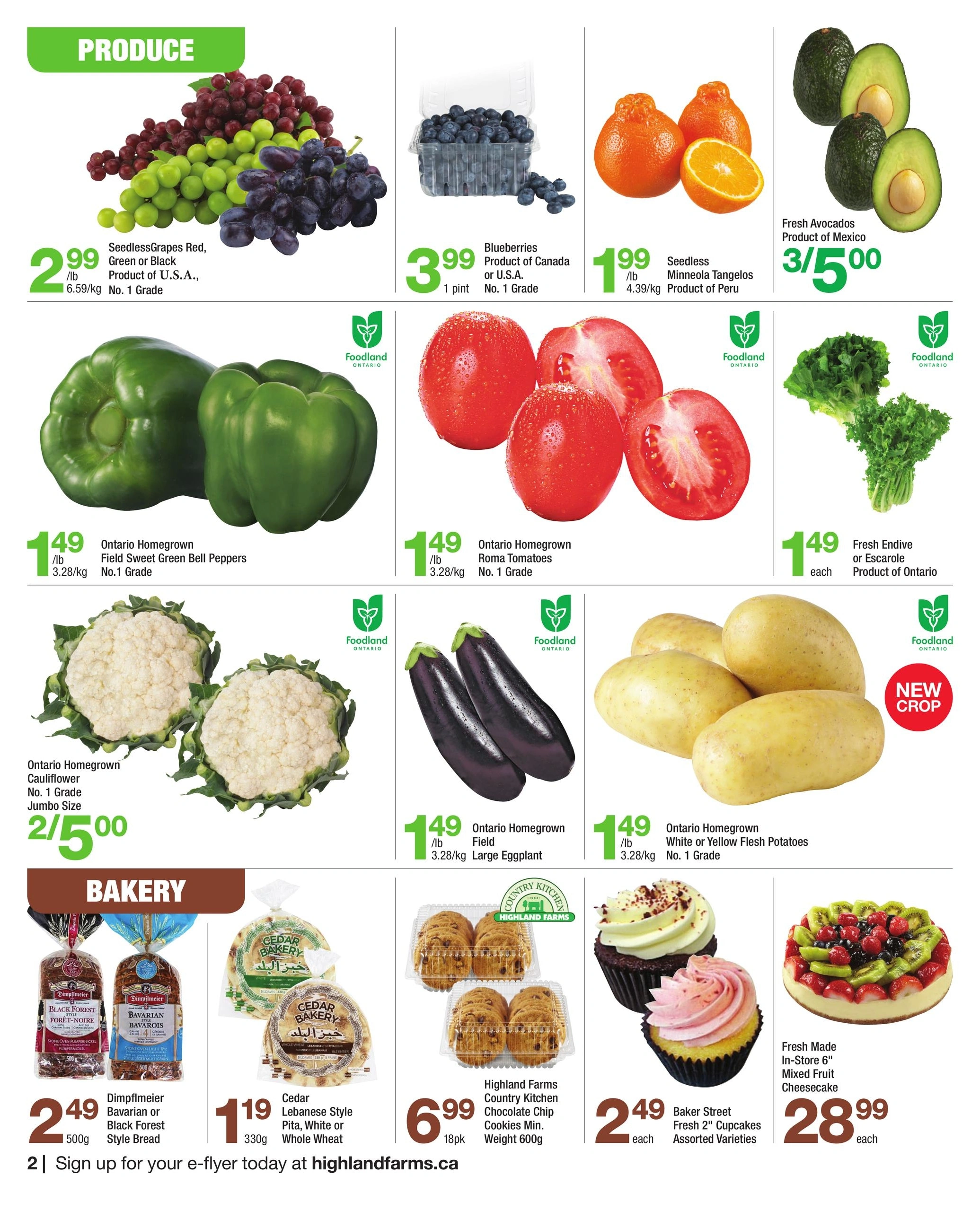 Highland Farms flyer page 2