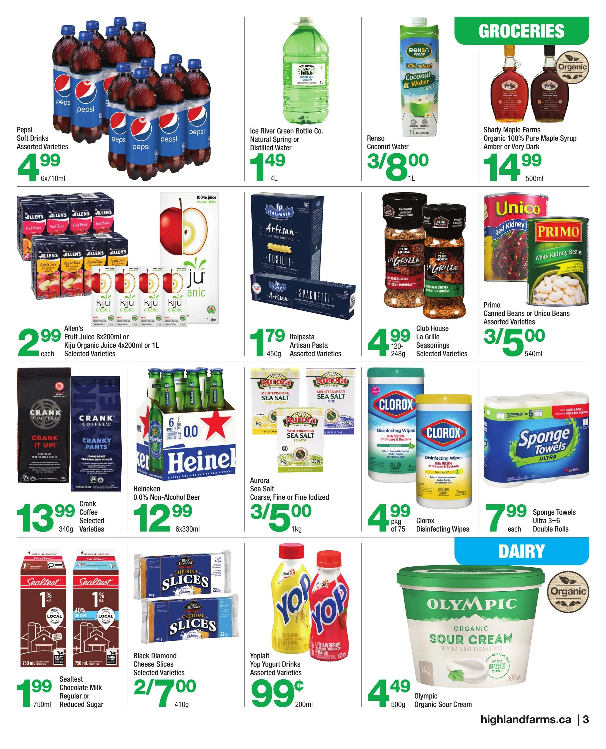 Highland Farms flyer page 3