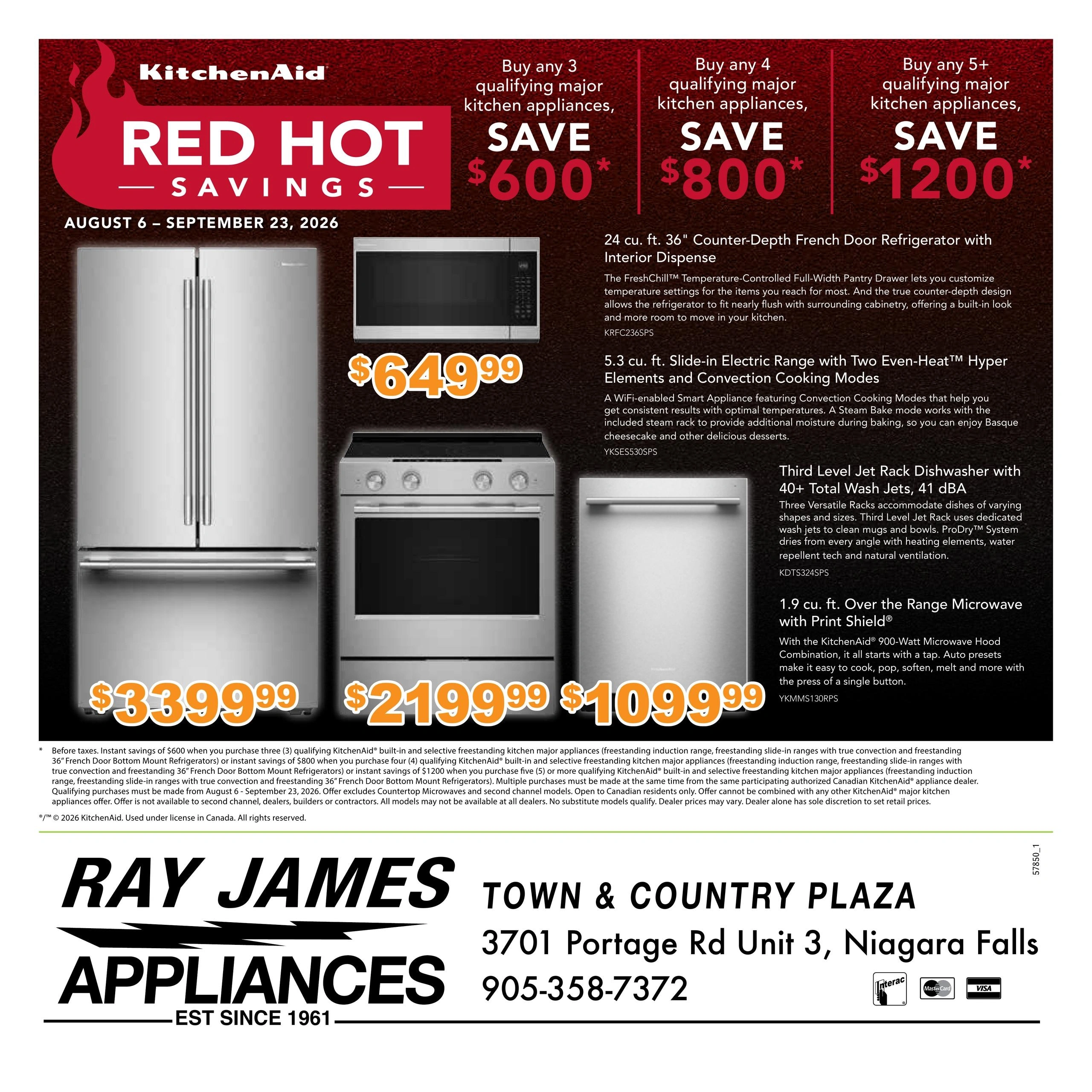 Ray James Appliances flyer page 4