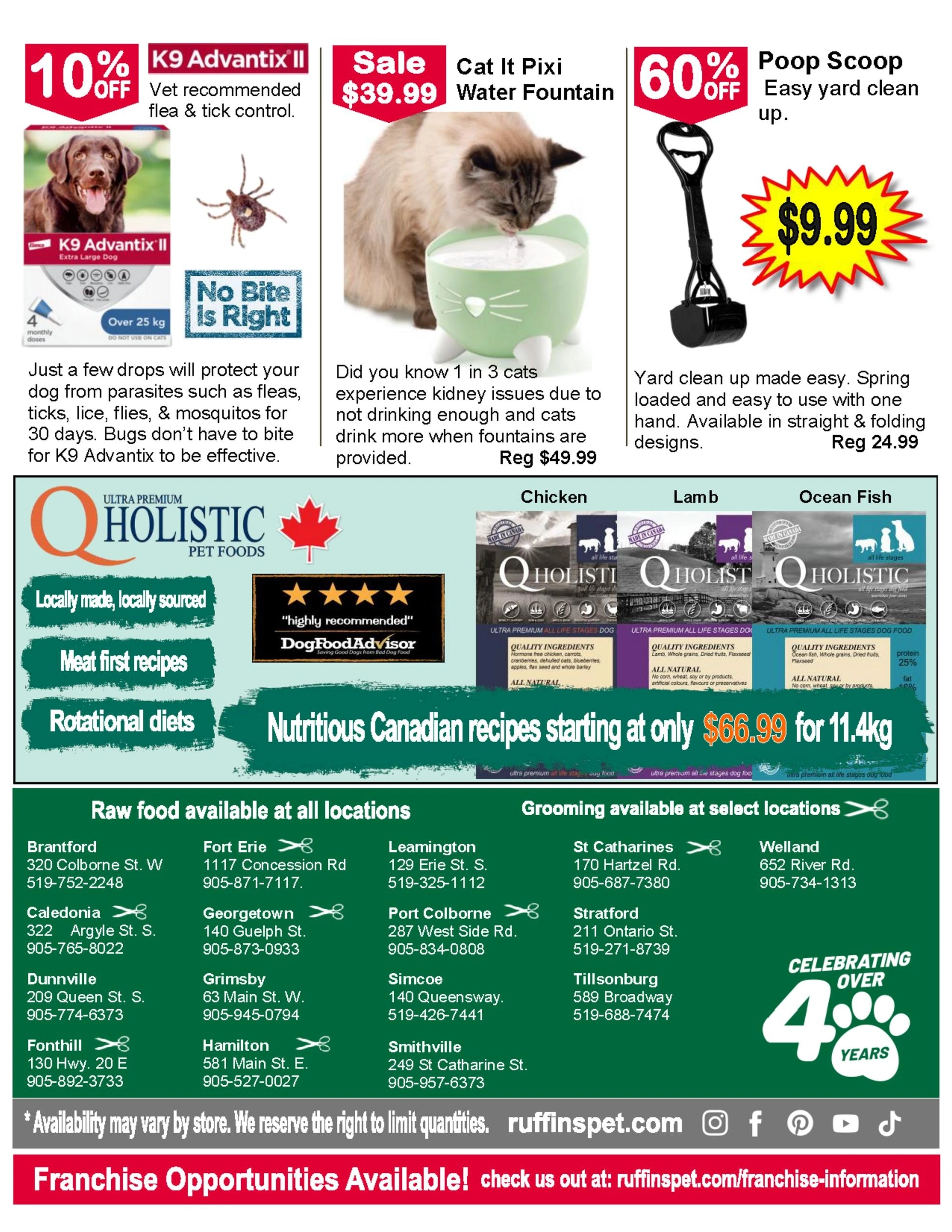 Ruffin's Pet Centres flyer page 2