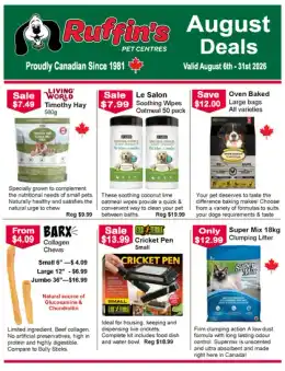 Ruffin's Pet Centres Indexed Bi-Weekly