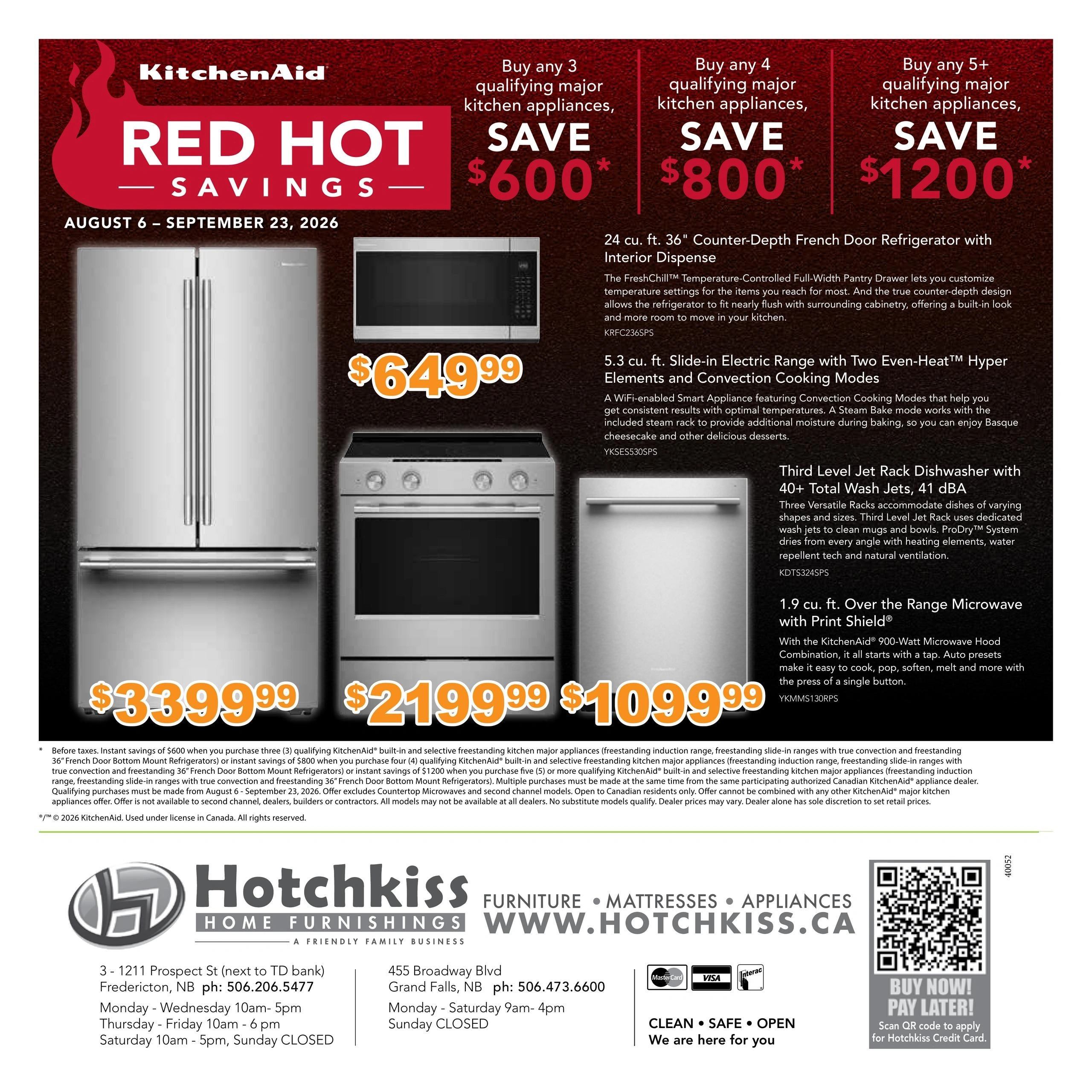 Hotchkiss Home Furnishings flyer page 4