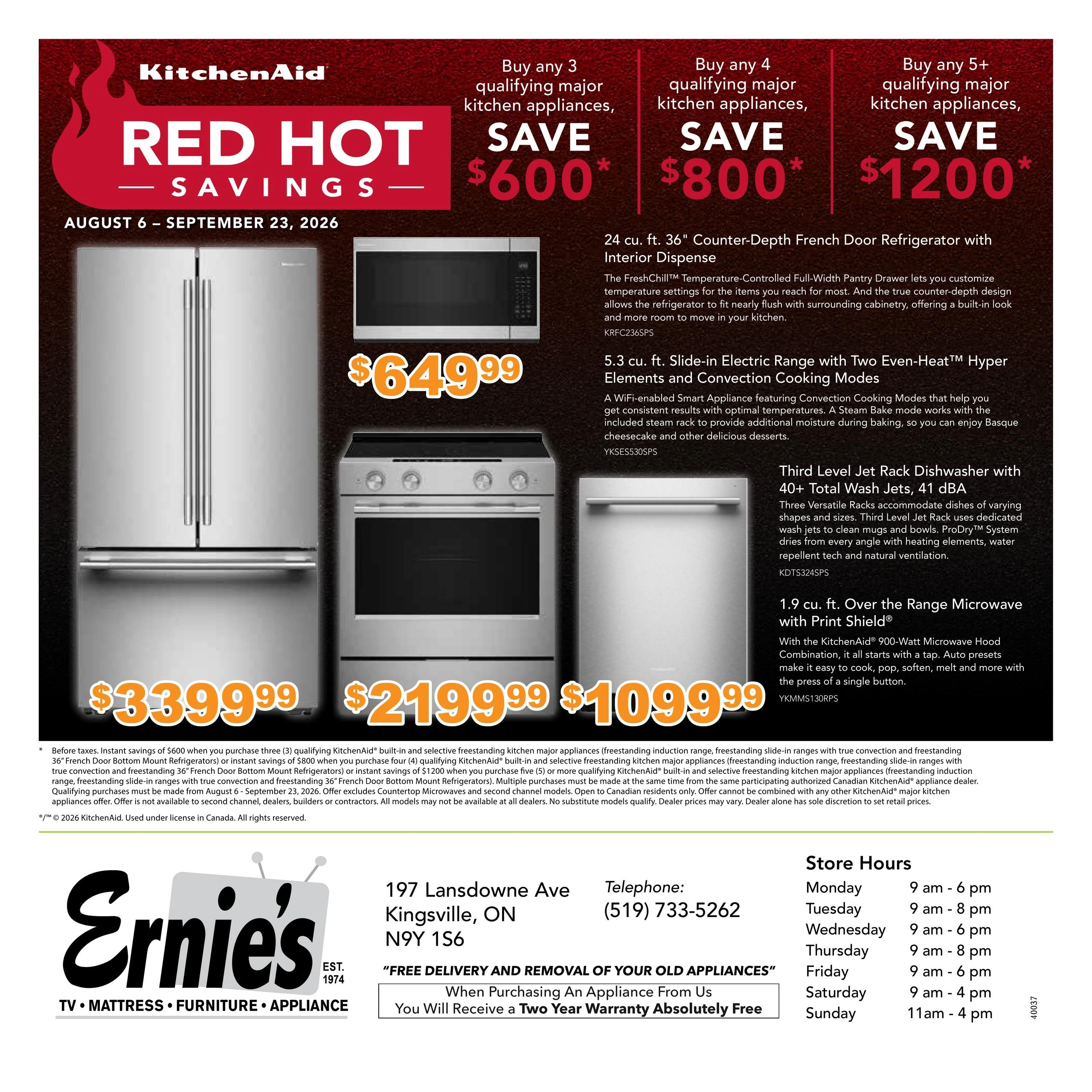 Ernie's TV flyer page 4