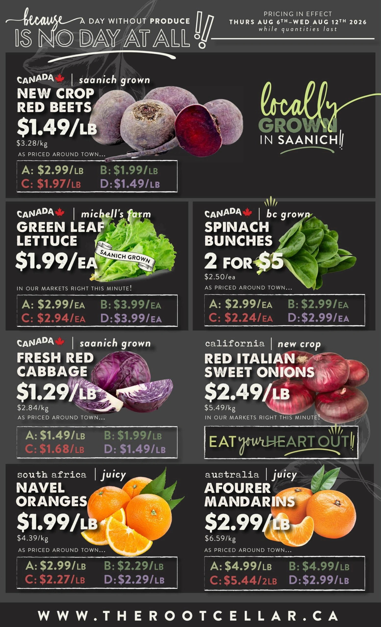 The Root Cellar flyer page 2