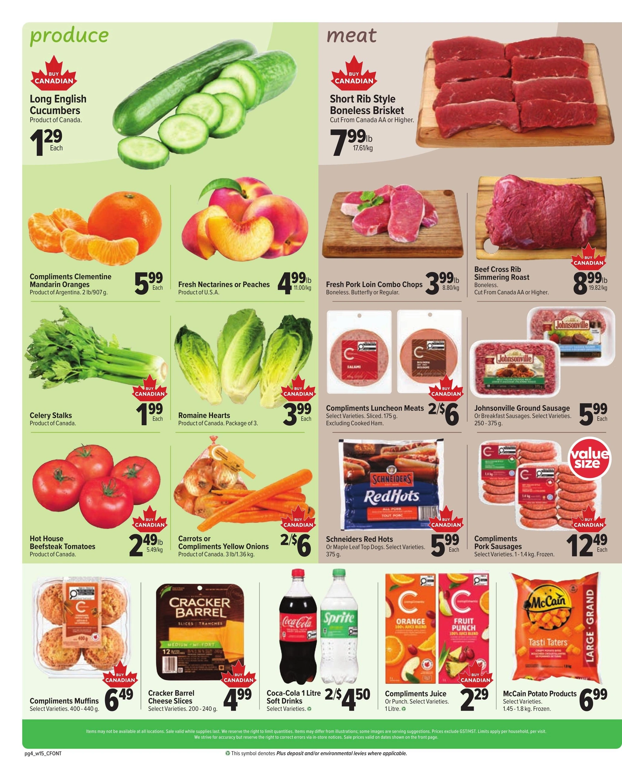 Chesley Grocery Store flyer page 4