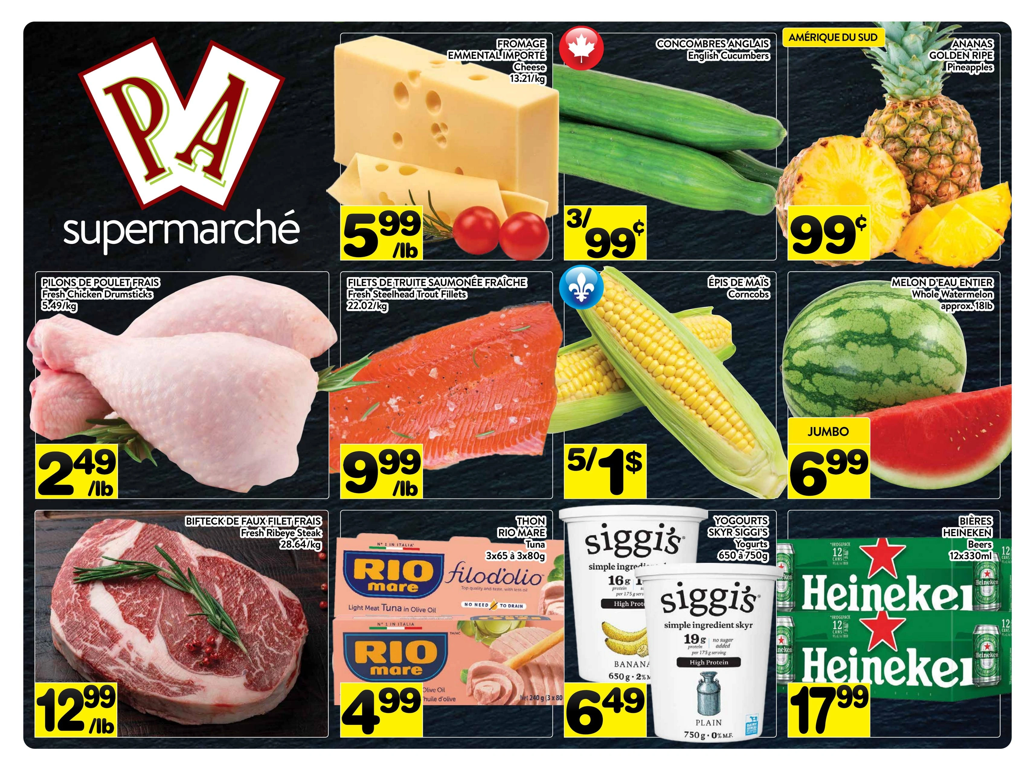 Supermarche PA flyer page 1