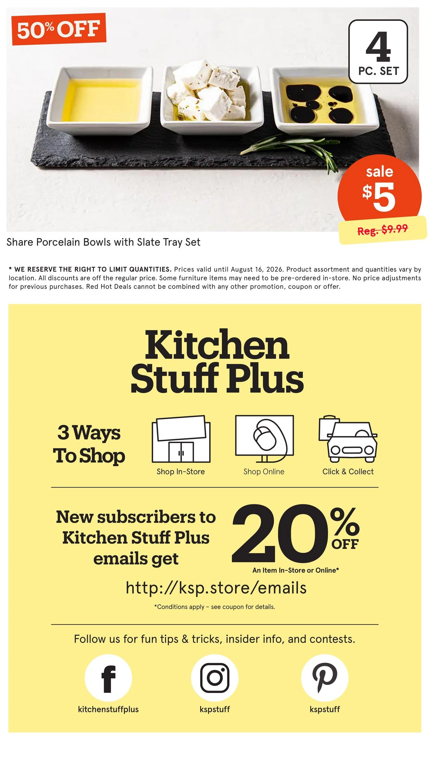 Kitchen Stuff Plus flyer page 11