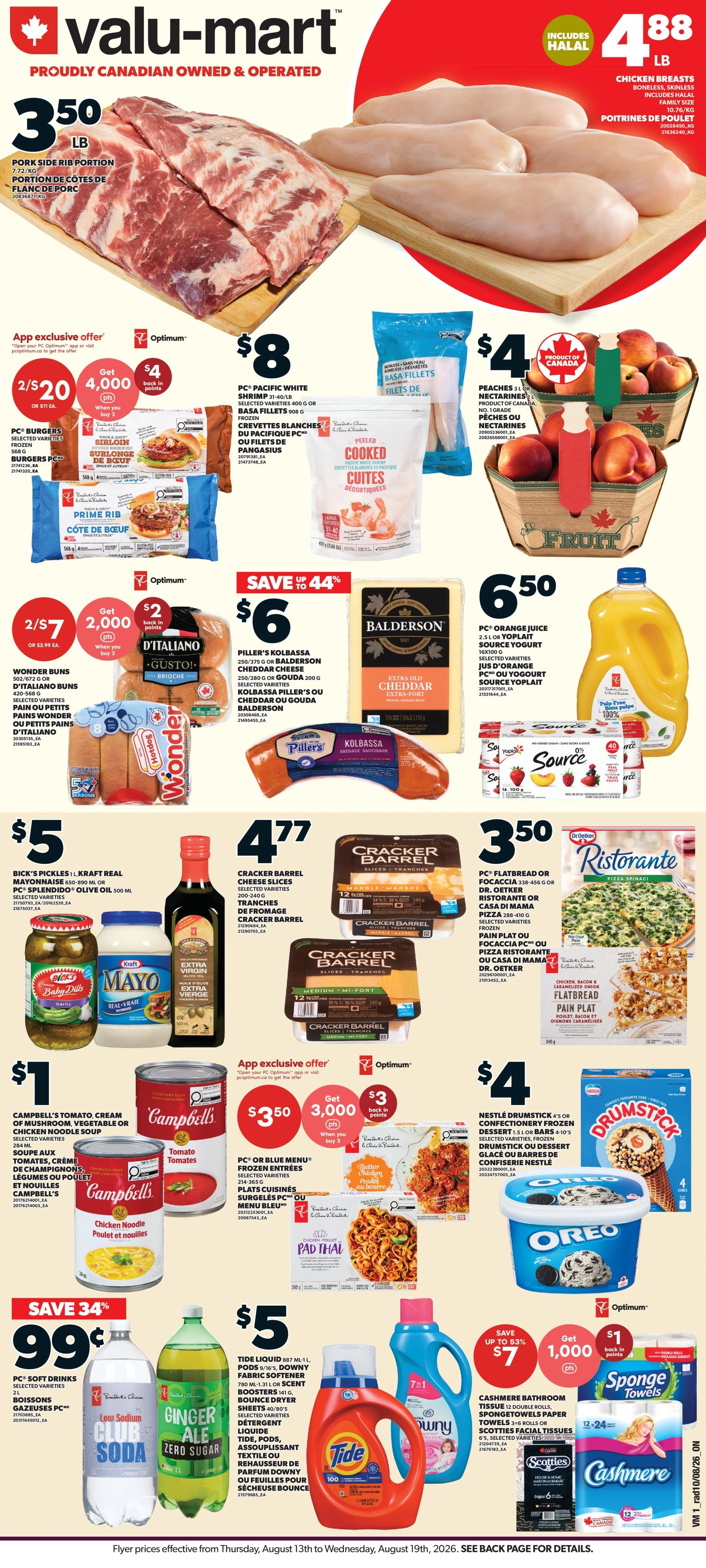 Valu-Mart flyer page 1