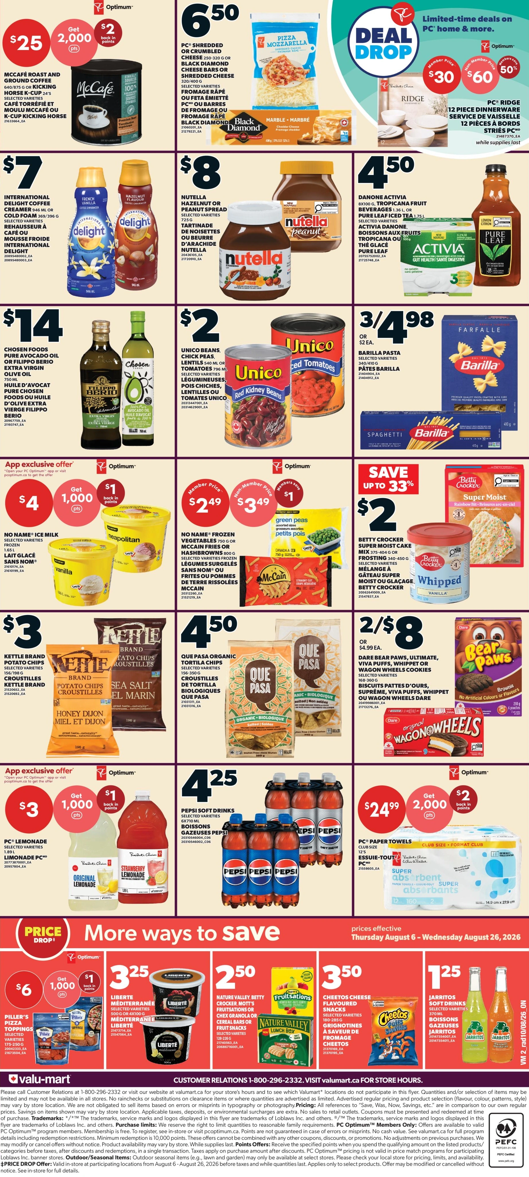 Valu-Mart flyer page 2
